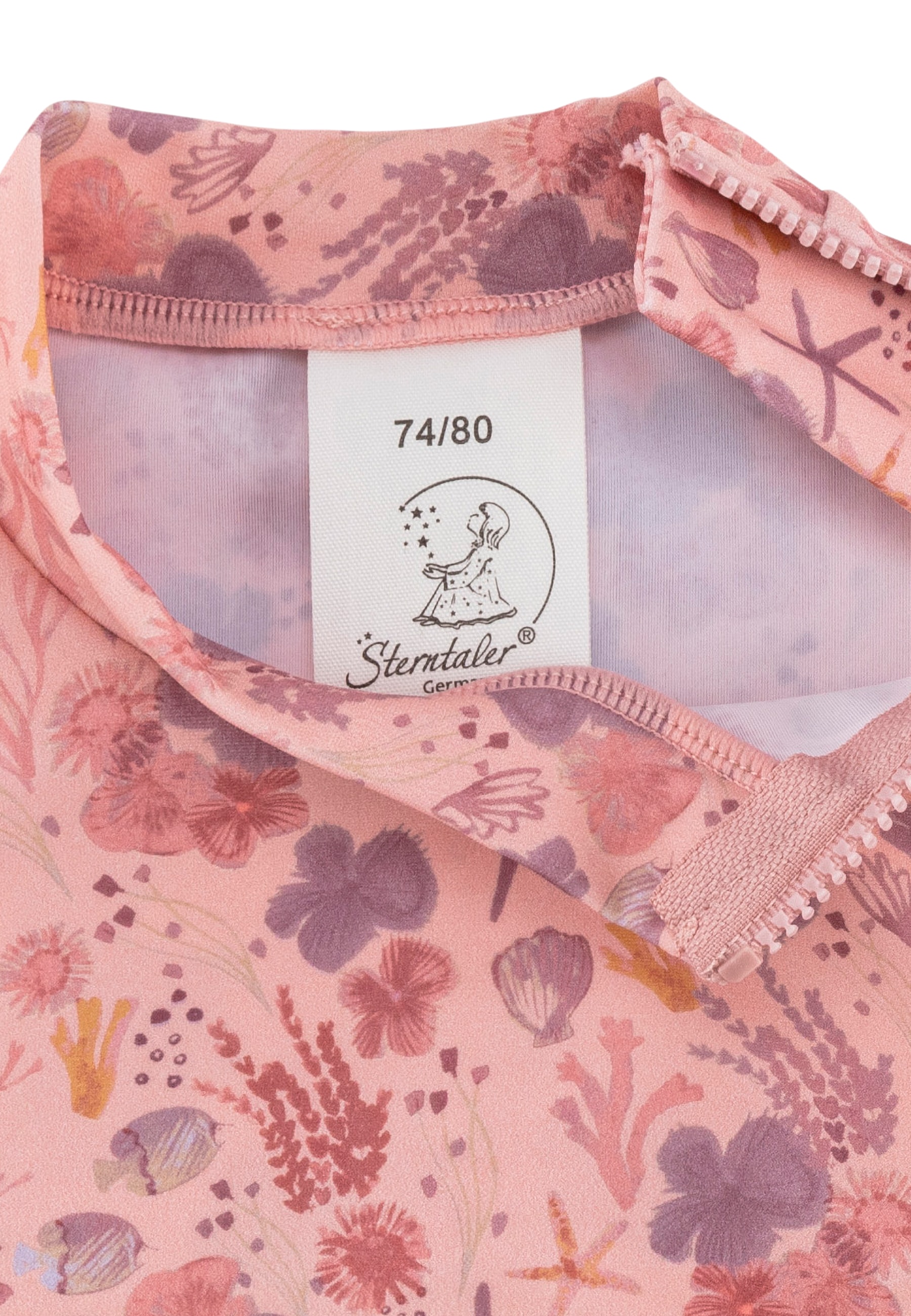 Sterntaler® Schwimmanzug »Badeshirt kurzarm Corale«