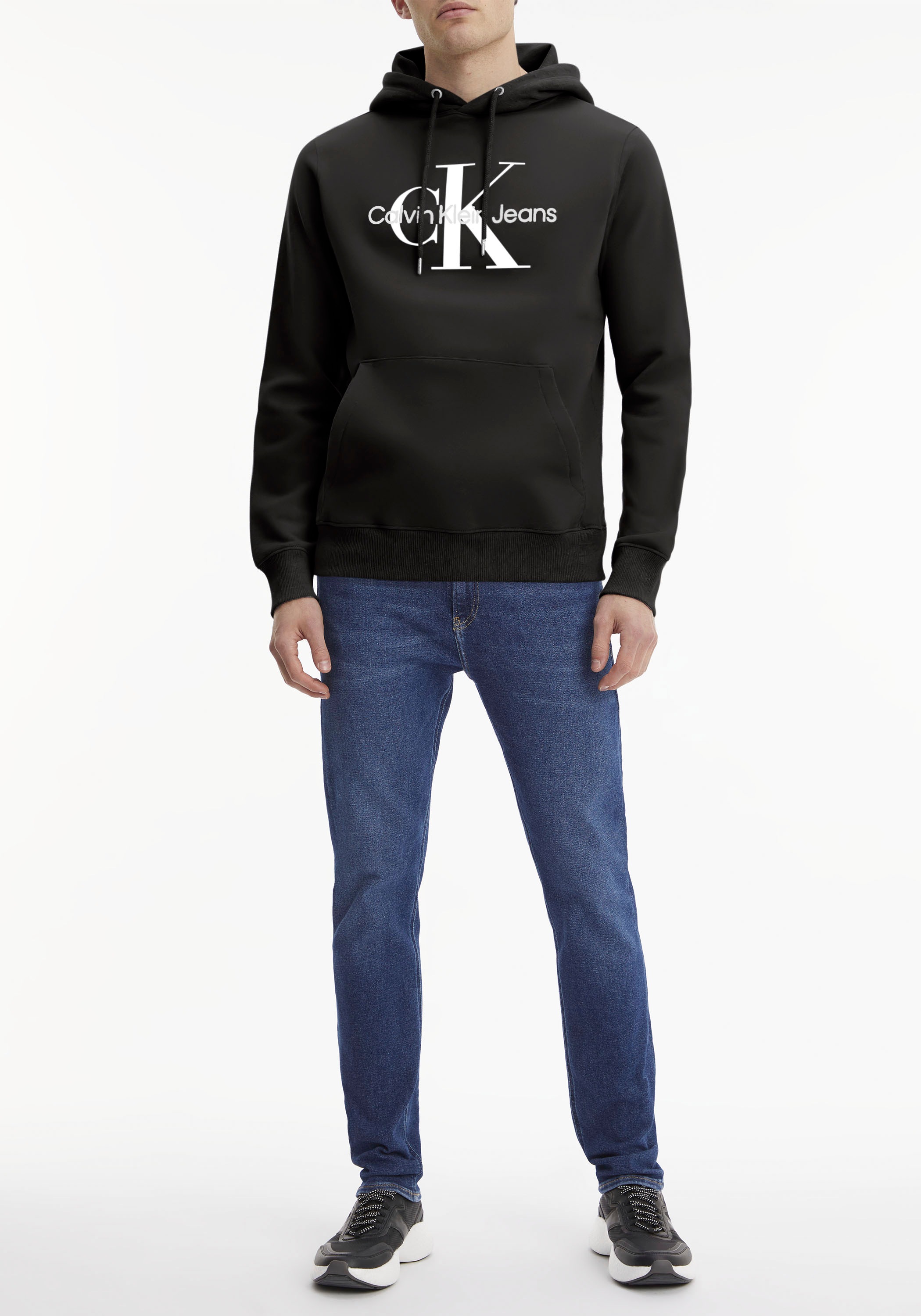 Calvin Klein Jeans Kapuzensweatshirt »CORE MONOGRAM HOODIE«, mit Kängurutasche