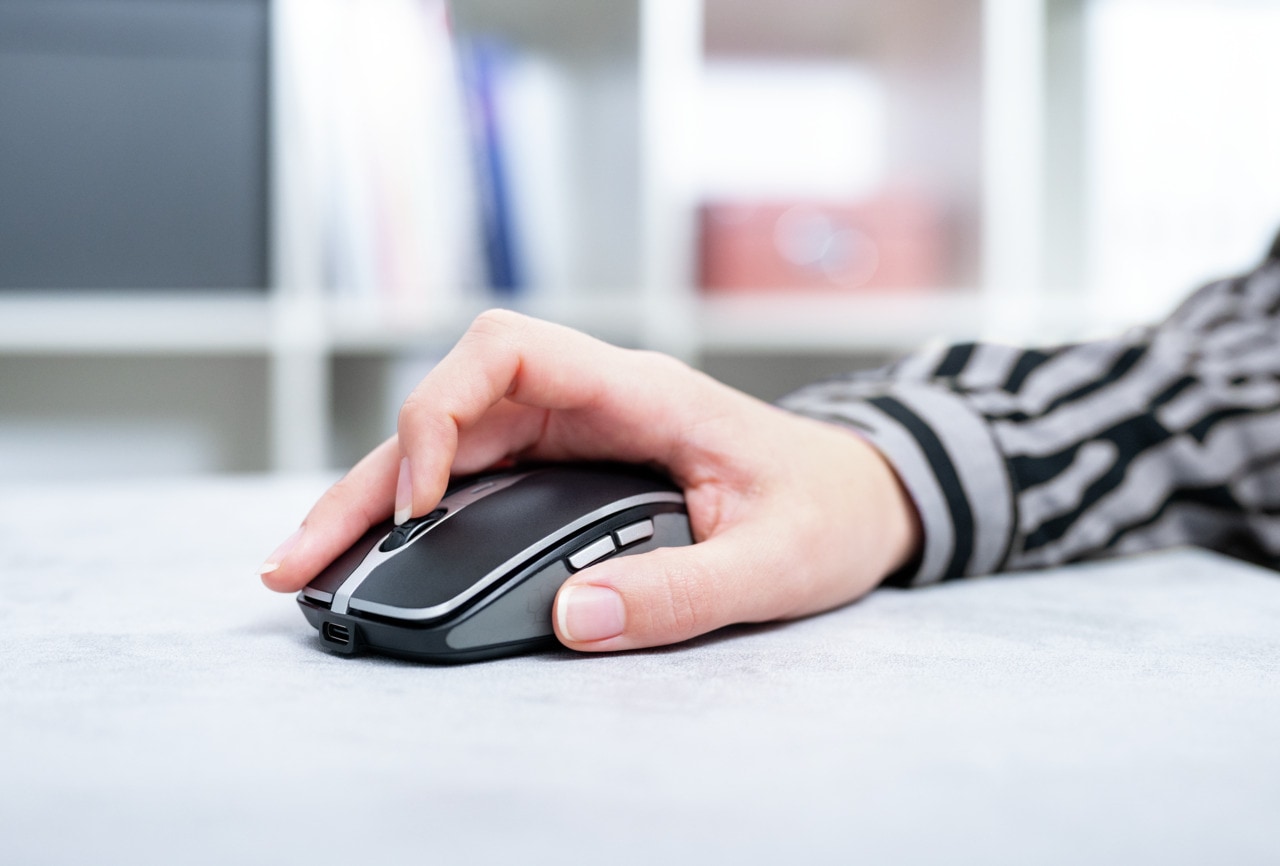 Cherry Maus »MW 9100«, Bluetooth, Inklusive Transportbeutel