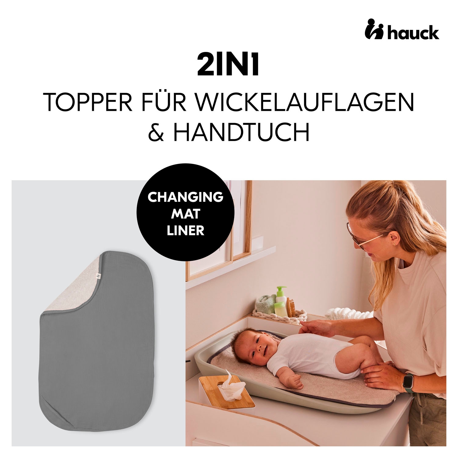 Hauck Wickelauflagenbezug »Changing Mat Liner«