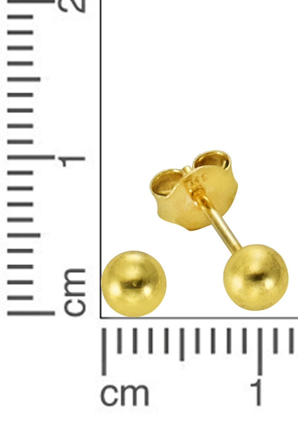 Firetti Paar Ohrstecker »Schmuck Geschenk Gold 333 Ohrschmuck Kugel«