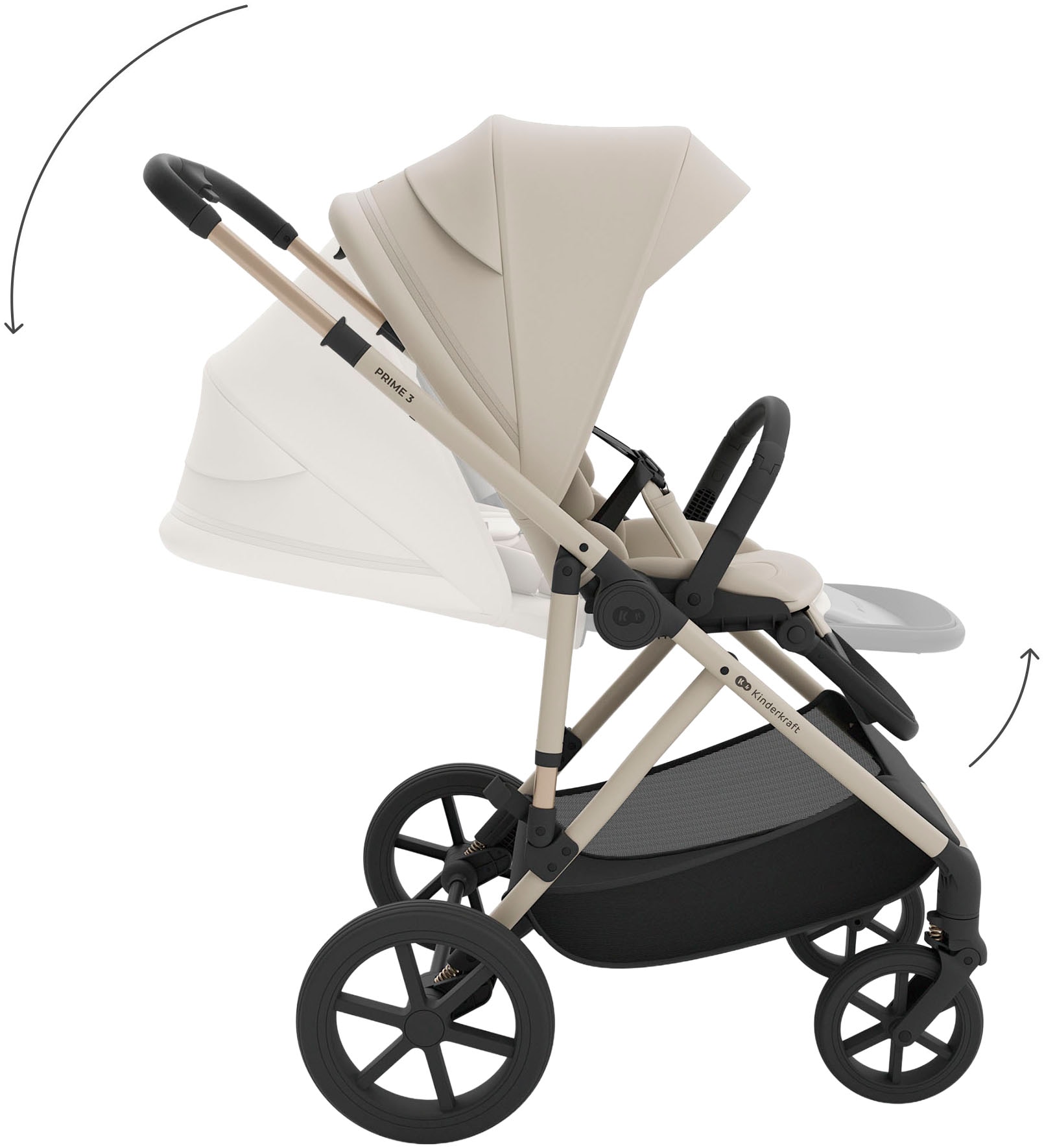 Kinderkraft Kombi-Kinderwagen »PRIME 3 2in1« 22 kg