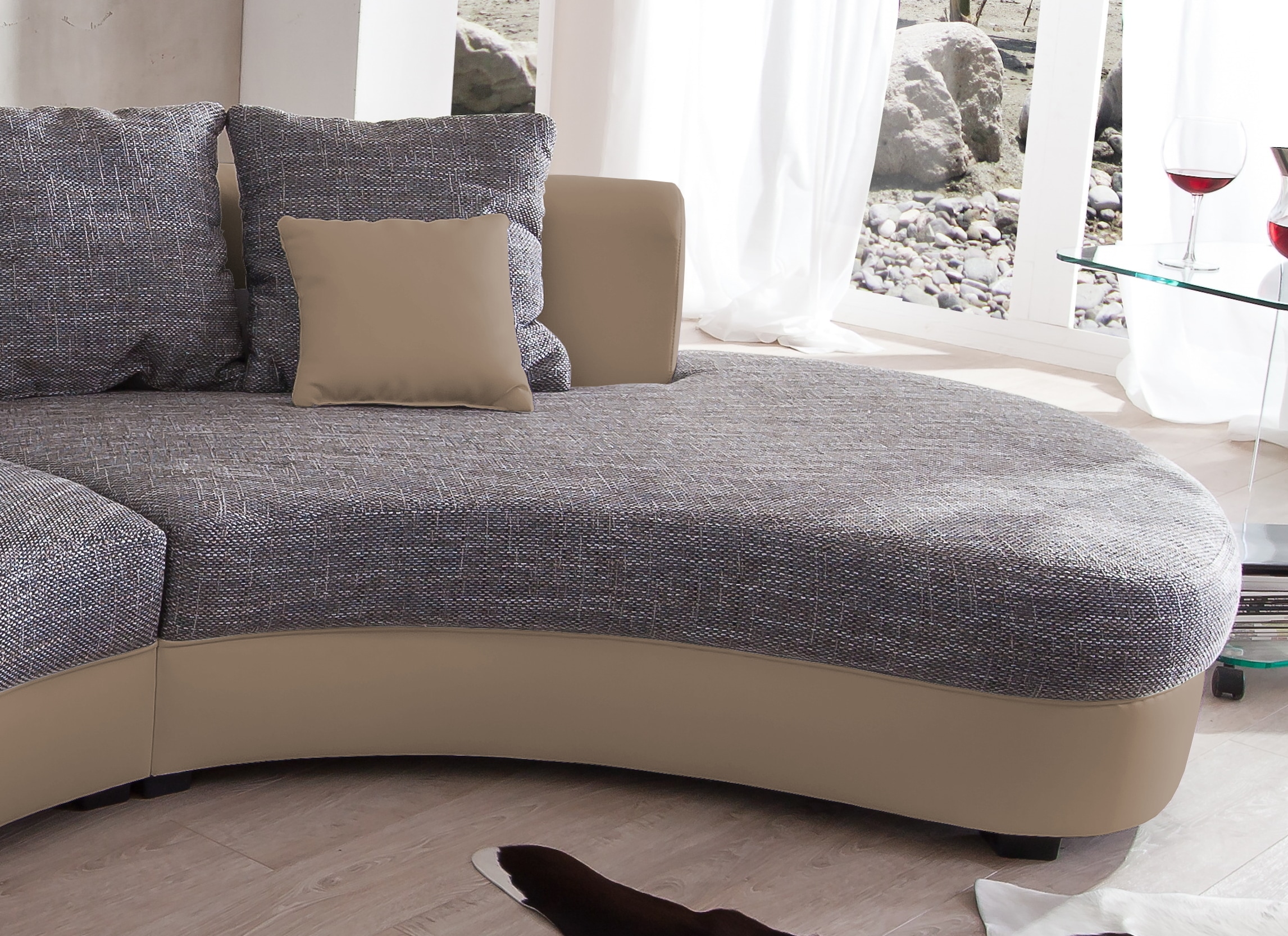 INOSIGN Ecksofa »Limoncello organische Formensprache, L-Form«, ergonomische Form
