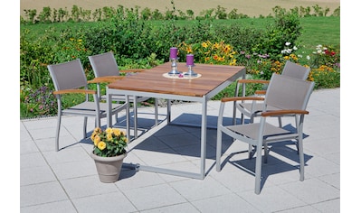 MERXX Garten-Essgruppe »Naxos«, (Set, 5 tlg.), mit ausziehbaren Tisch kaufen