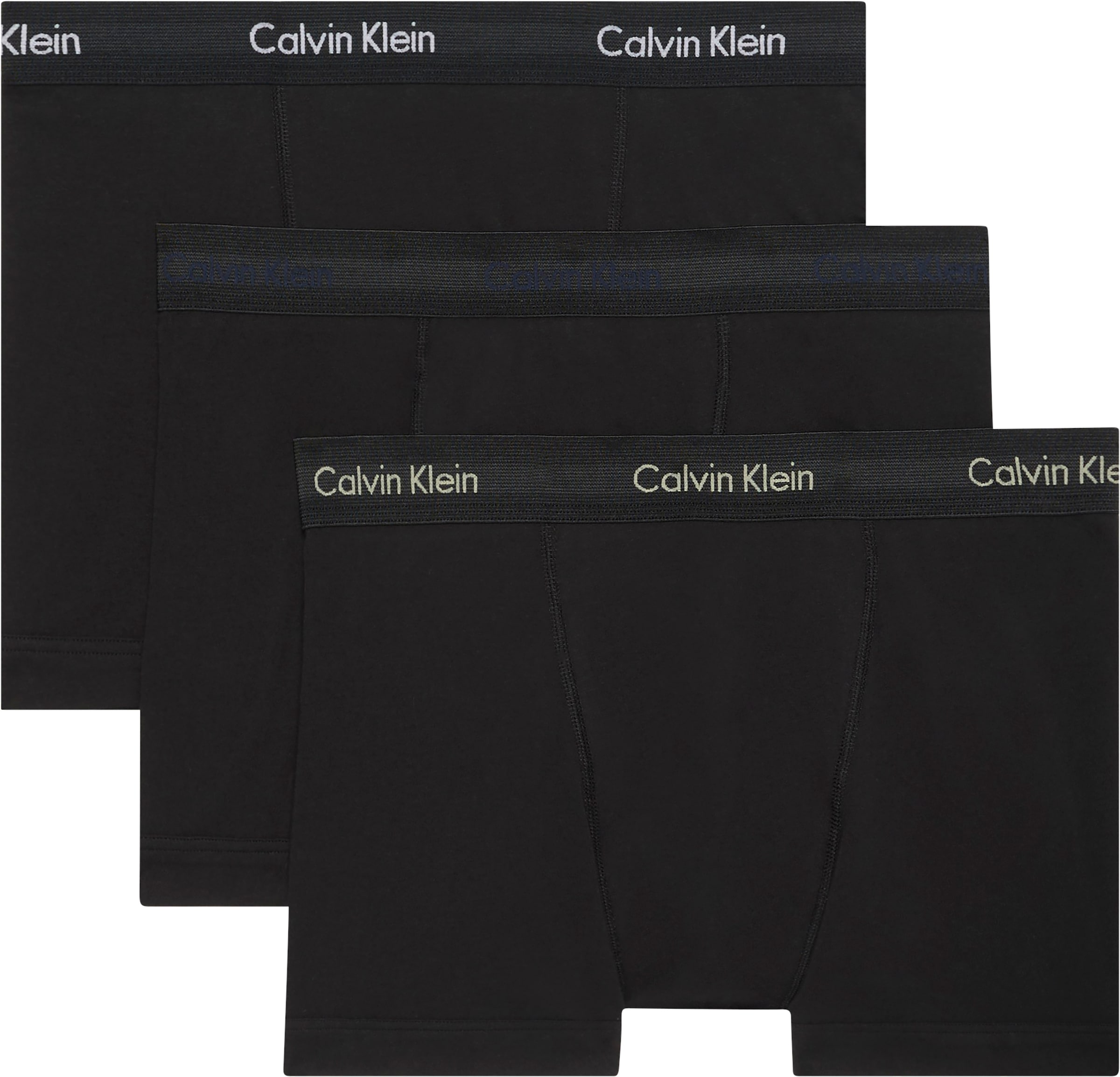 Calvin Klein Underwear Trunk »TRUNK 3PK« Packung, 3er-Pack, 3 Stk. tlg., mit Logo-Elastikbund