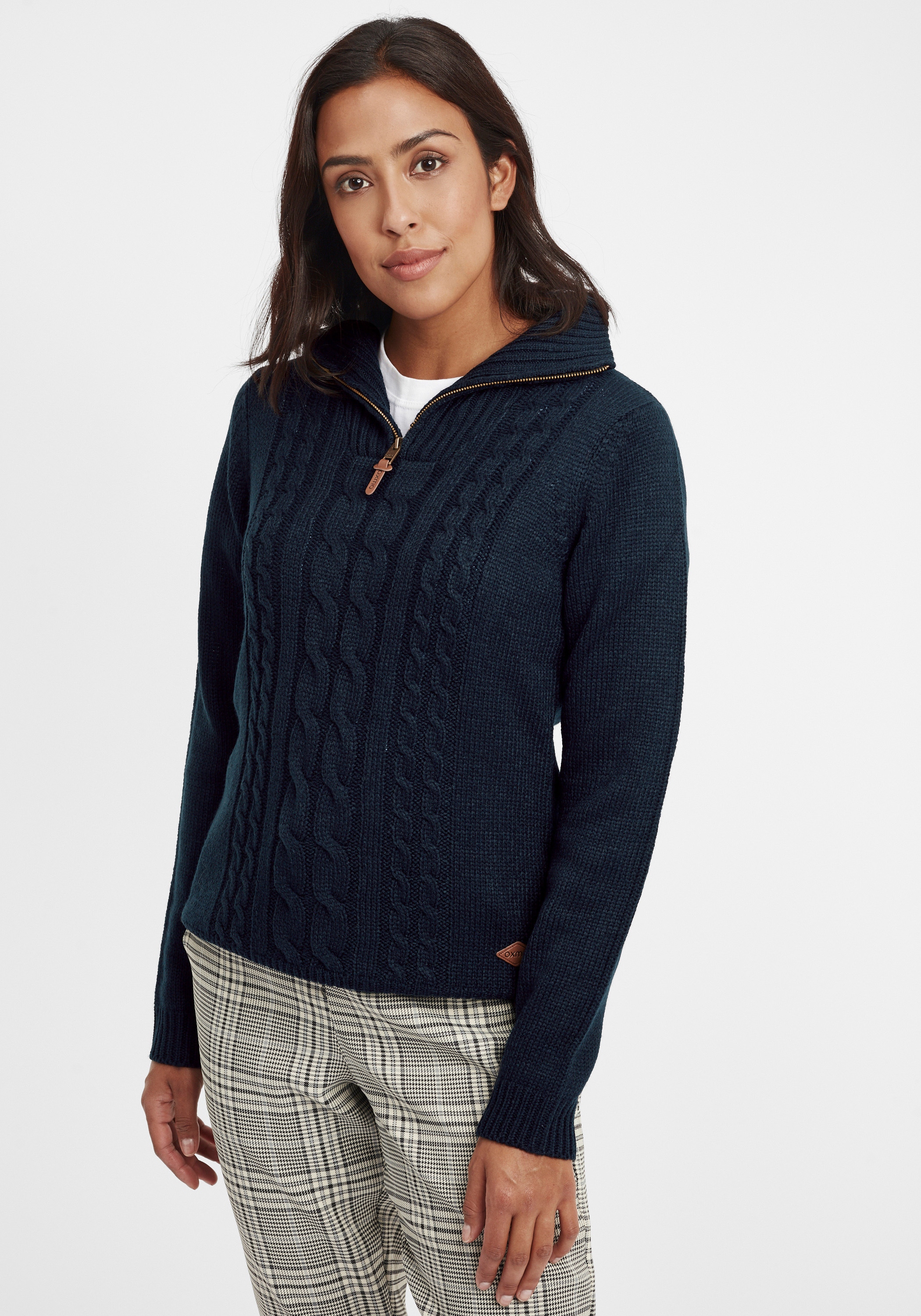 OXMO Strickjacke »Strickpullover OXCarry«