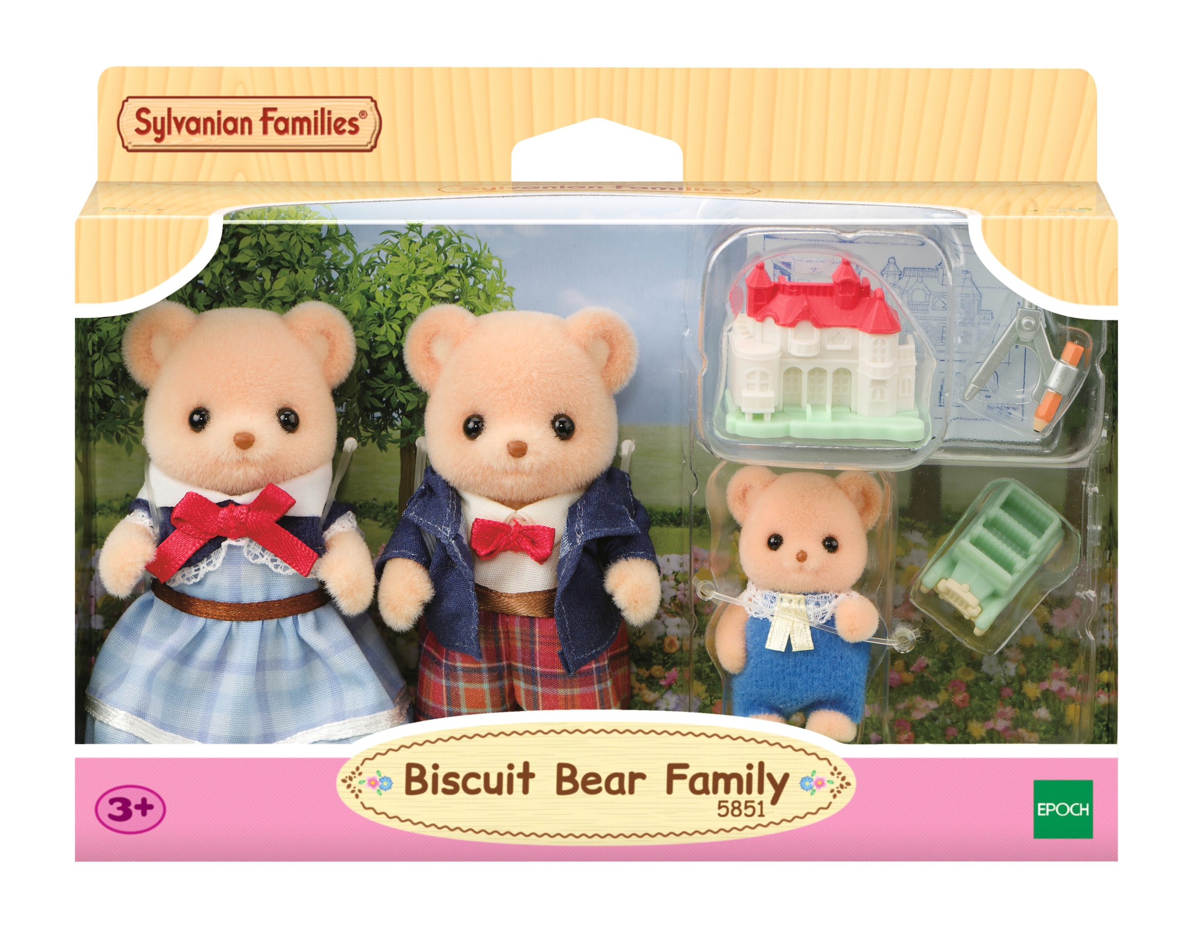 Sylvanian Families Spielfigur »Biscuit Bären Familie (5851)«