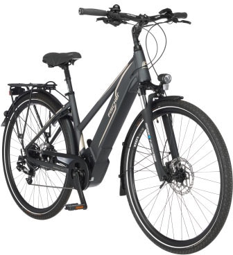 FISCHER Fahrrad E-Bike »VIATOR 5.0i Damen 504«, 10 Gang, Pedelec, Elektrofahrrad für Damen, Trekkingrad