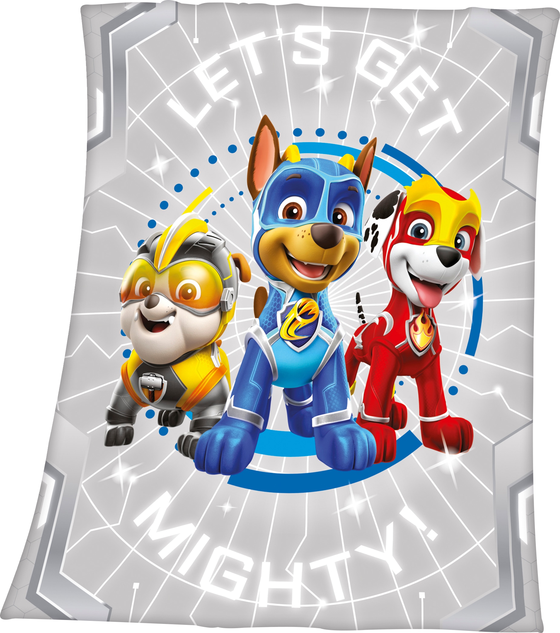 PAW PATROL Paw Patrol« mit »Paw und Motiv Kuscheldecke Patrol Schriftzug Kinderdecke