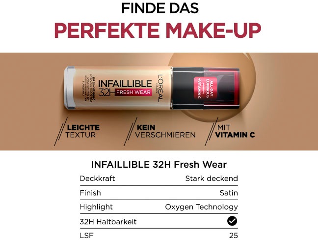 L'ORÉAL PARIS Concealer »Infaillible More Than Concealer«, mit hoher Deckkraft