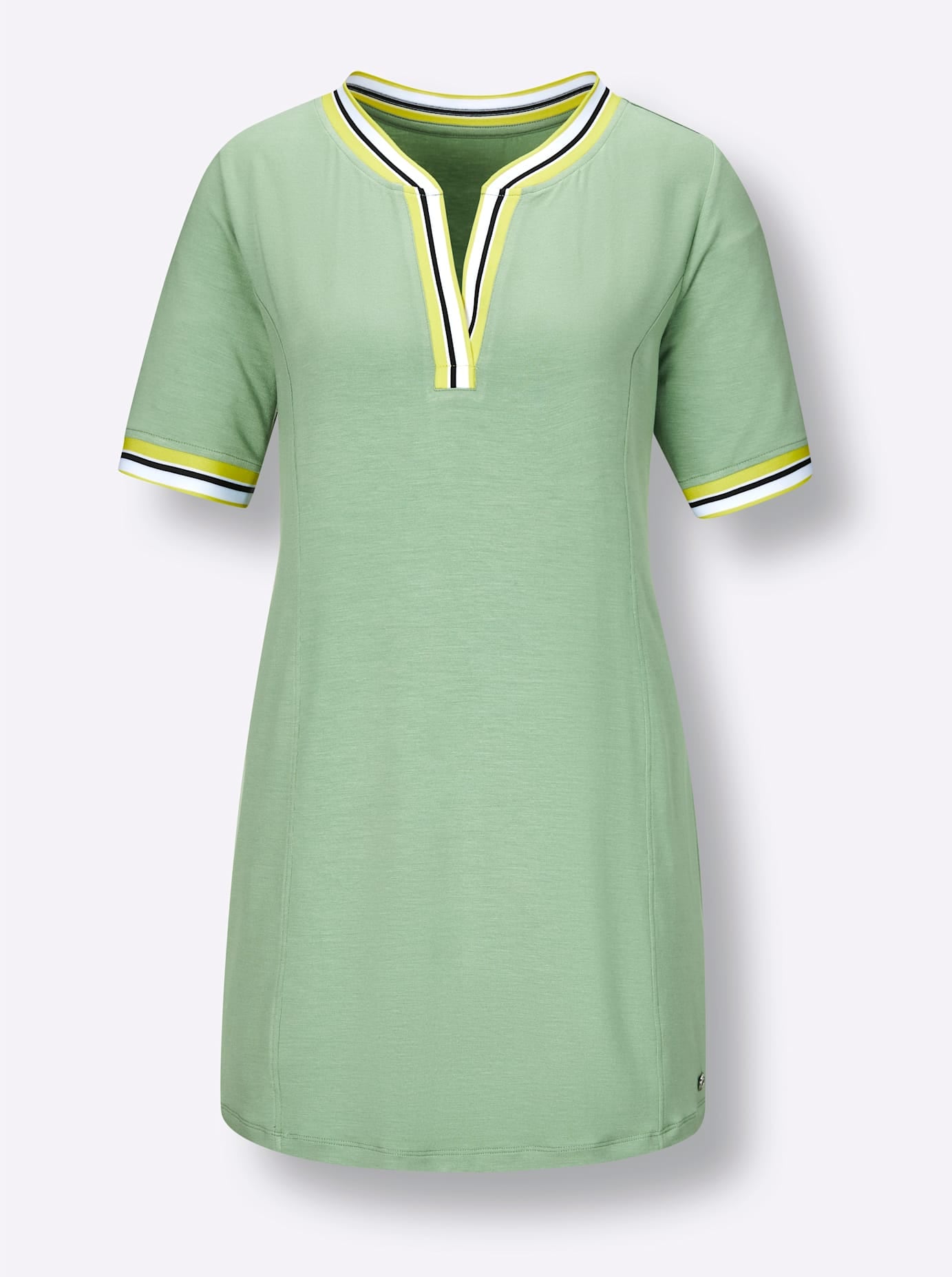 CREATION L PREMIUM Kurzarmshirt »Modal-Longshirt« 1 Stk. tlg.