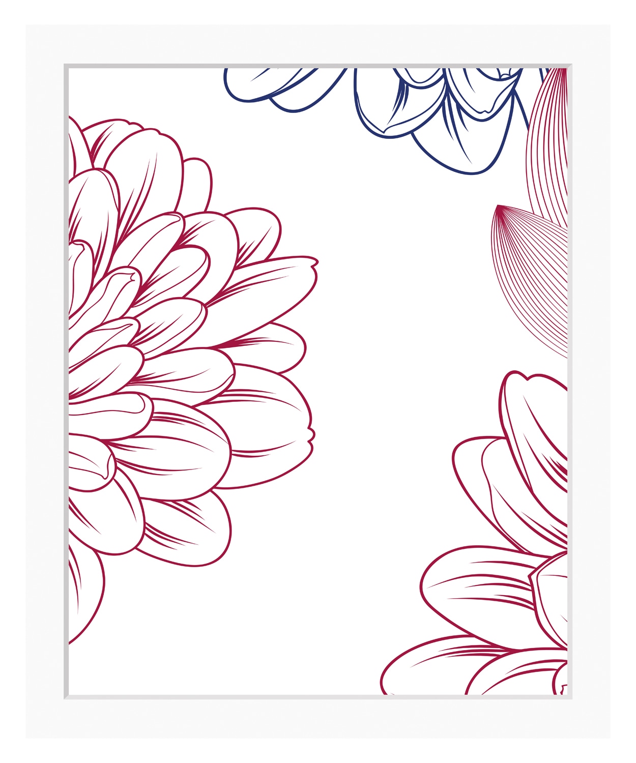 queence Bild »Lia« Blumen | Kunst | Pflanzen | Pflanzenbilder Set,  Blumen, gerahmt