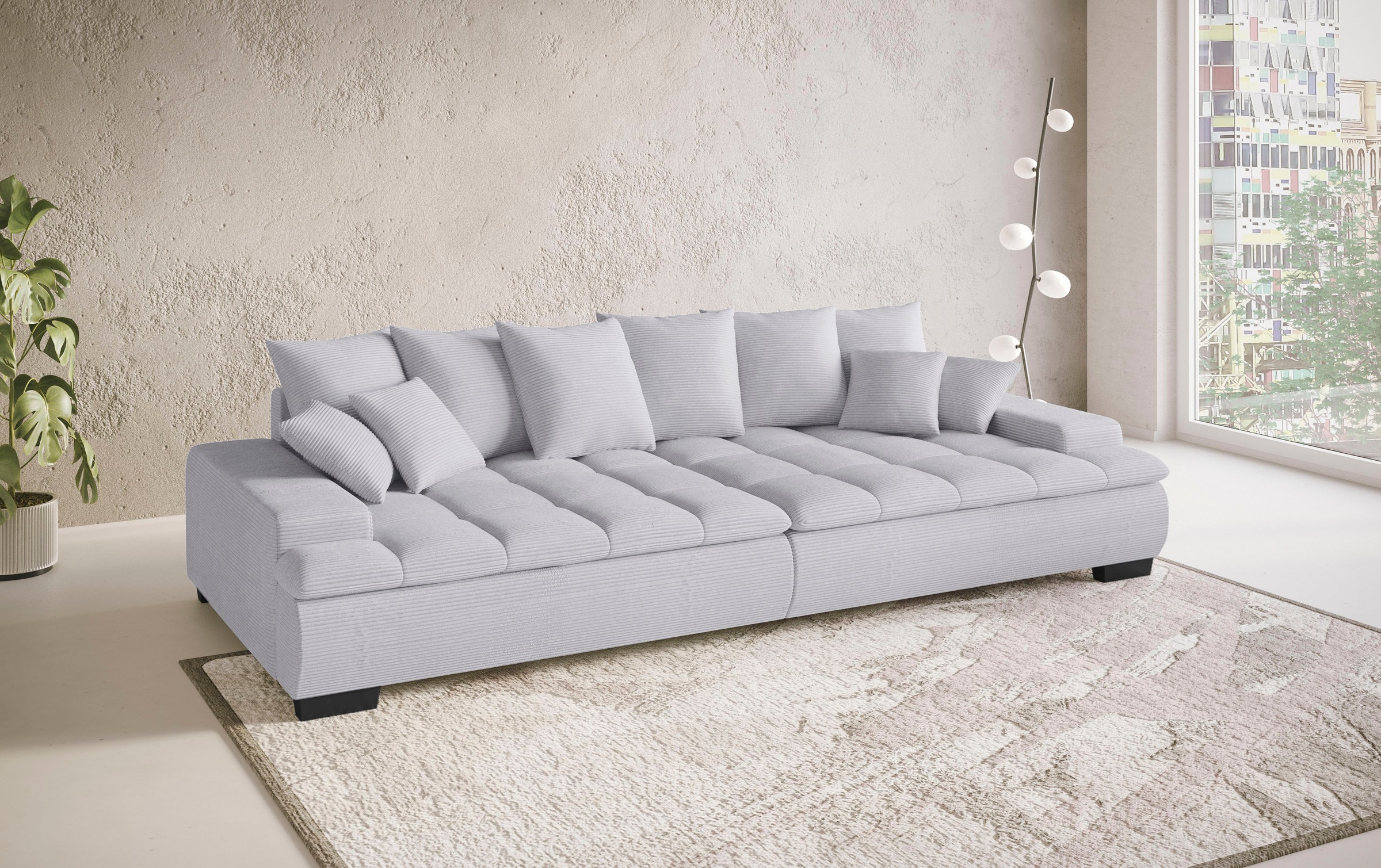Mr. Couch Big-Sofa »Haiti II«, Wahlweise mit Kaltschaum - bis 140 kg belastbar