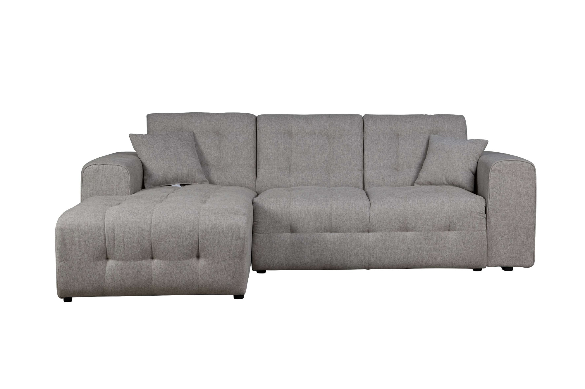 Home affaire Ecksofa »Nosia L-Form«, incl. 2 Zierkissen, mit feiner Steppung