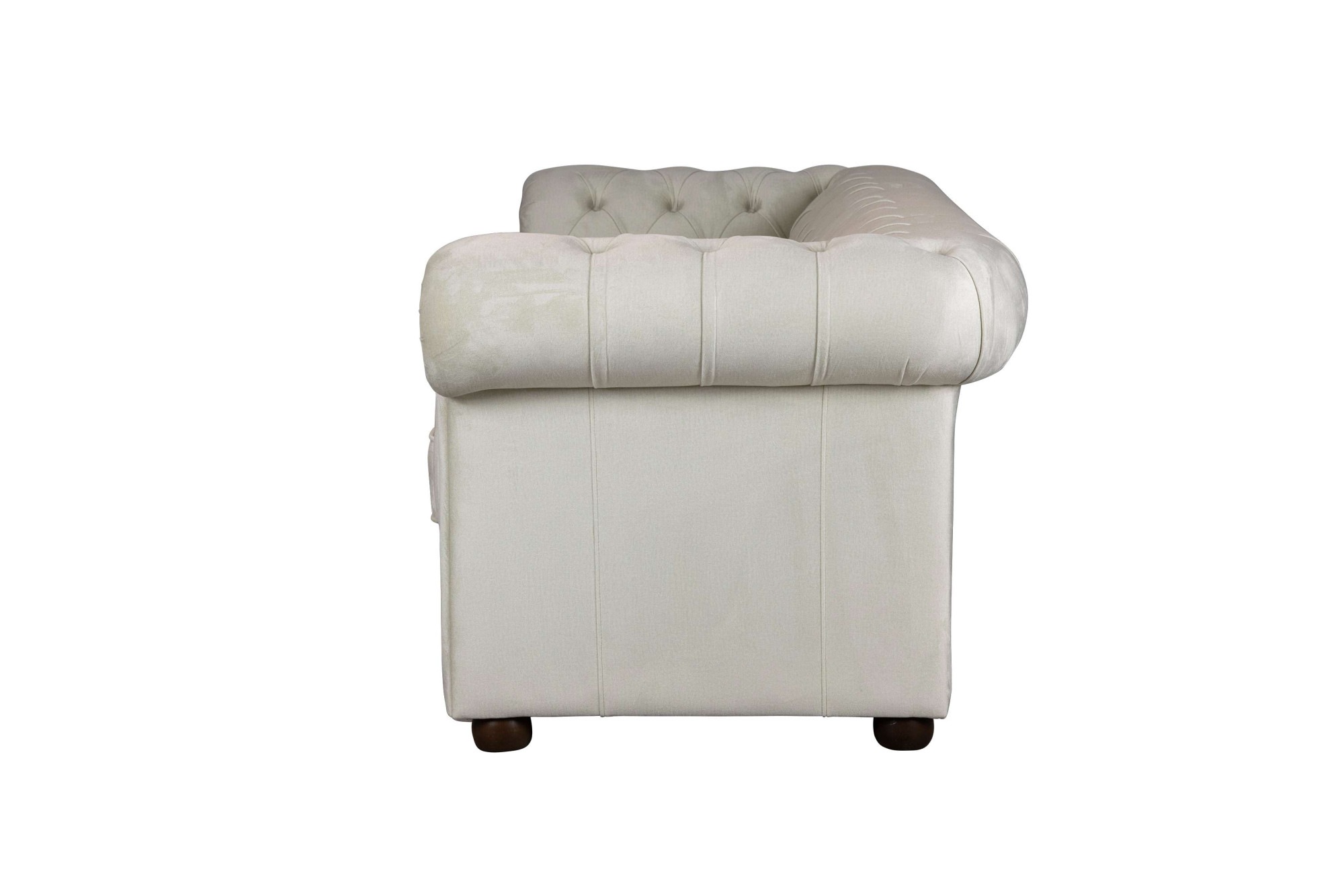Home affaire 2-Sitzer »CHARENTE, Chesterfield-Sofa, Wellenfederung, Maße: B/T/H: 147/89/74 cm«, mit edler Knopfheftung und typischen Armlehnen