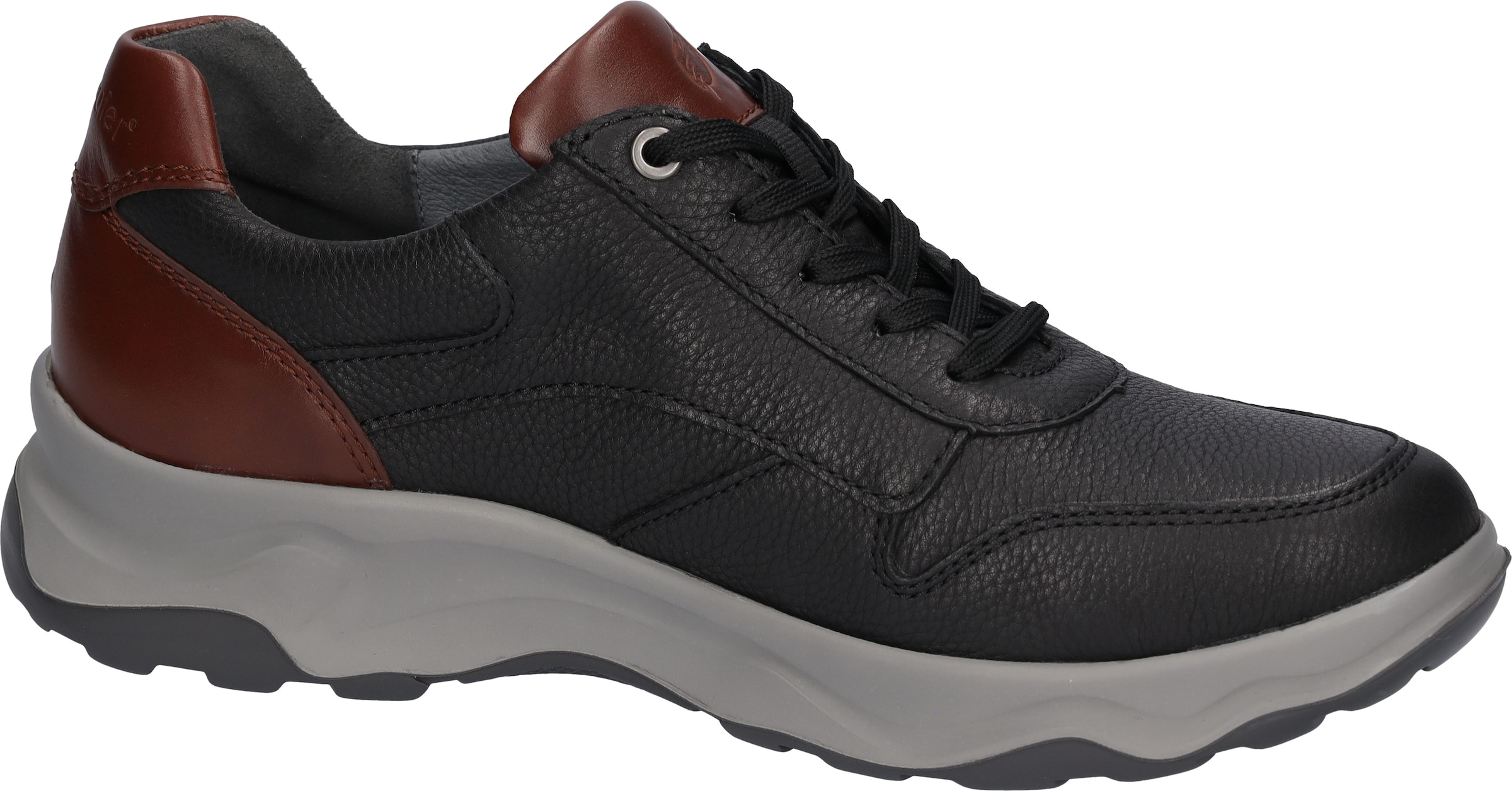 Waldläufer Sneaker »H-MAX«, Halbschuh, Schnürschuh mit seitlichem Reißverschluss, H-Weite