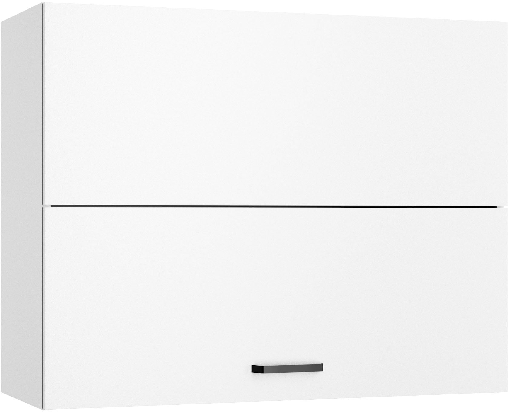 KOCHSTATION Hängeschrank "KS-Paula" 90 cm breit, 70 cm hoch, mit 1 Faltlifttür, 2 Einlegeböden