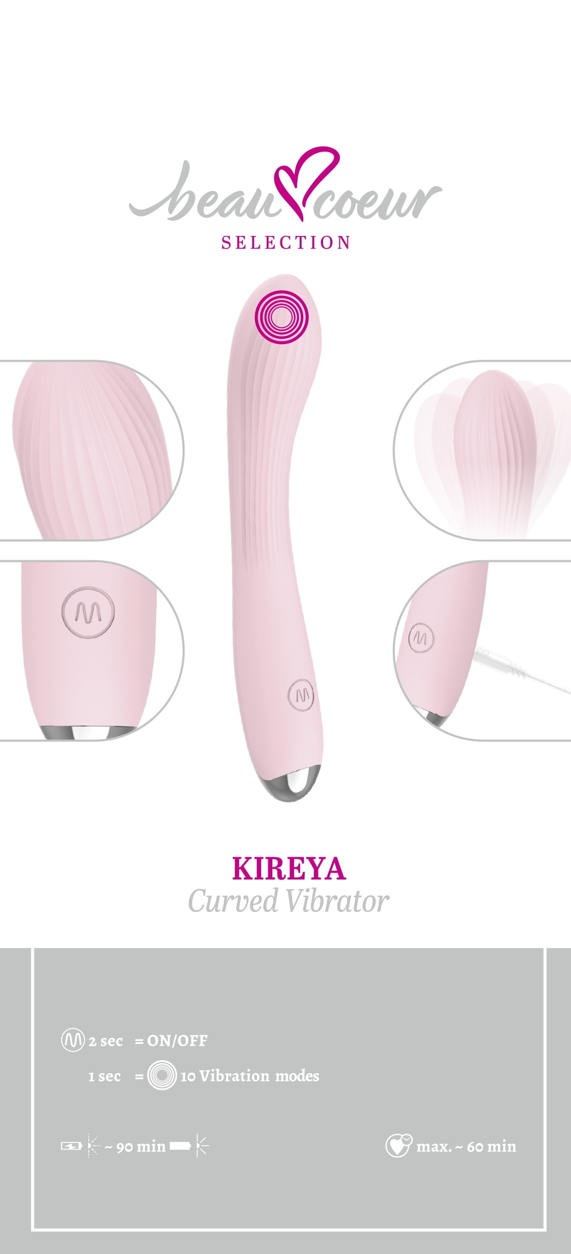 Beau Coeur Vibrator »Vibrator KIREYA«