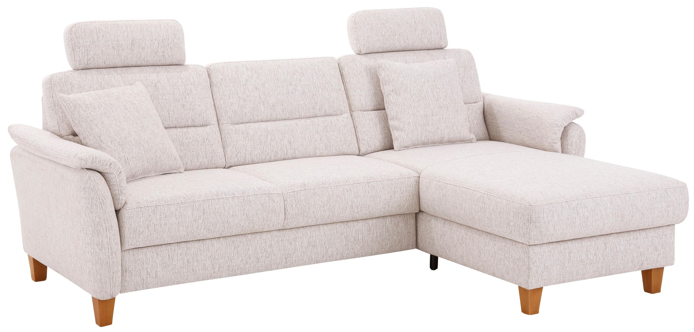 Home affaire Ecksofa »Palmera L-Form, B: 244 cm«, optional Bettfunktion & Bettkasten, Federkern