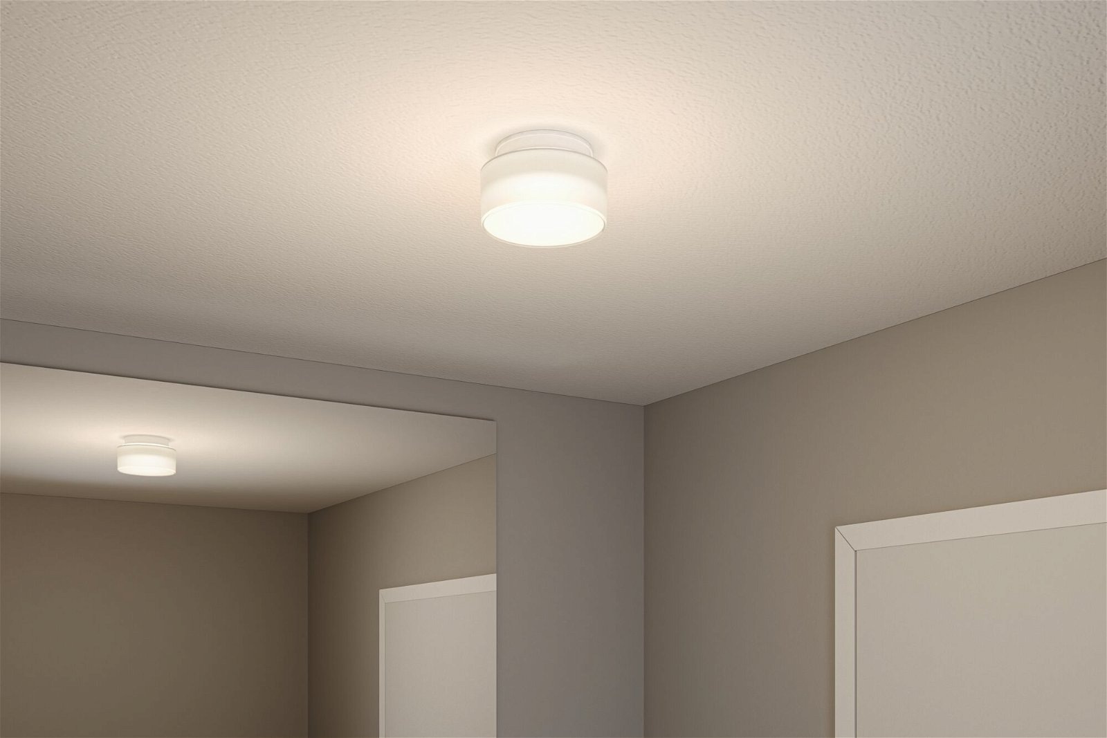 Paulmann LED Deckenleuchte »Selection Bathroom Maro IP44 1x6,8W rund 155mm 3000K Weiß Kunststoff«, 1 flammig