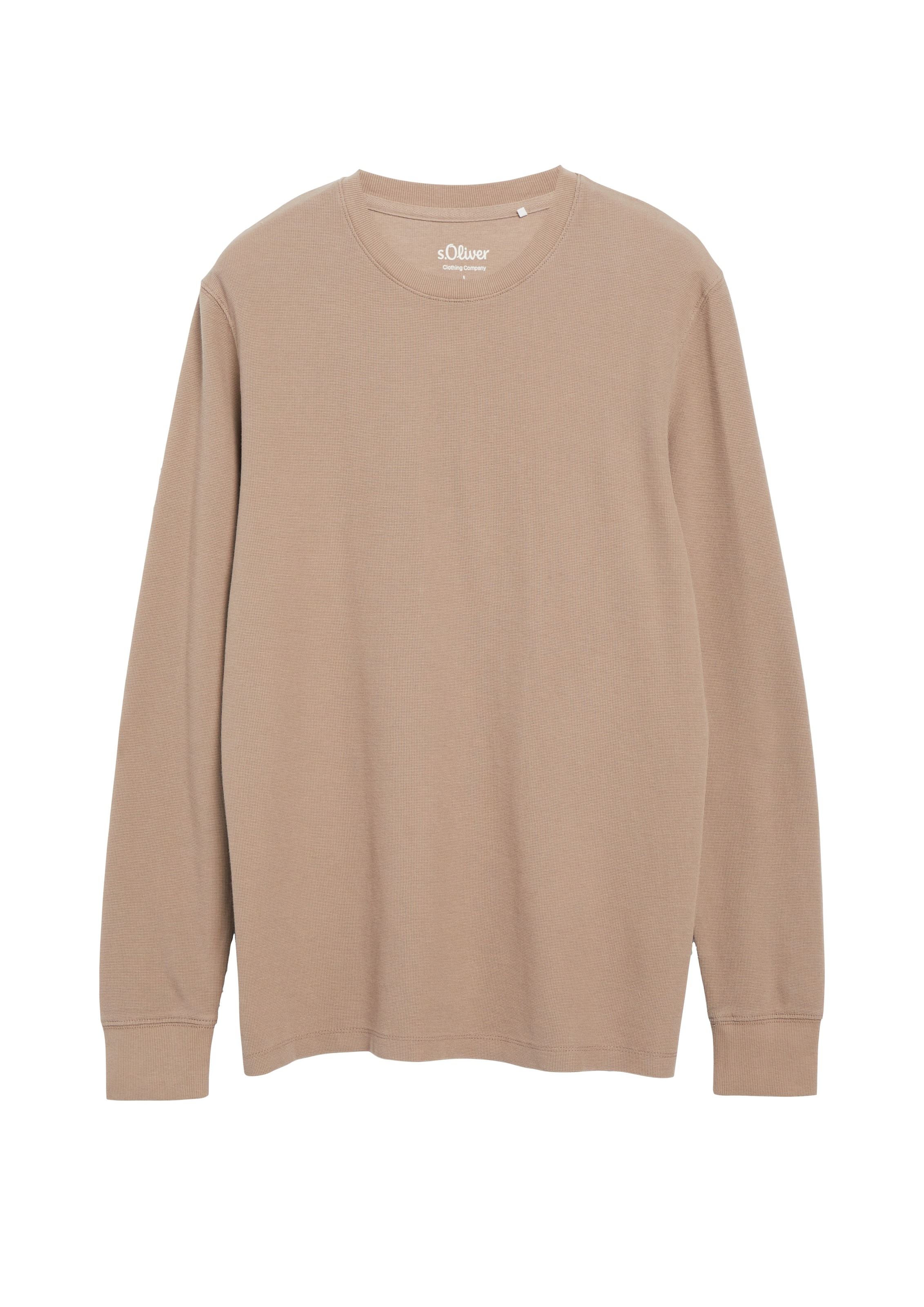 s.Oliver Langarmshirt mit Rundhalsausschnitt