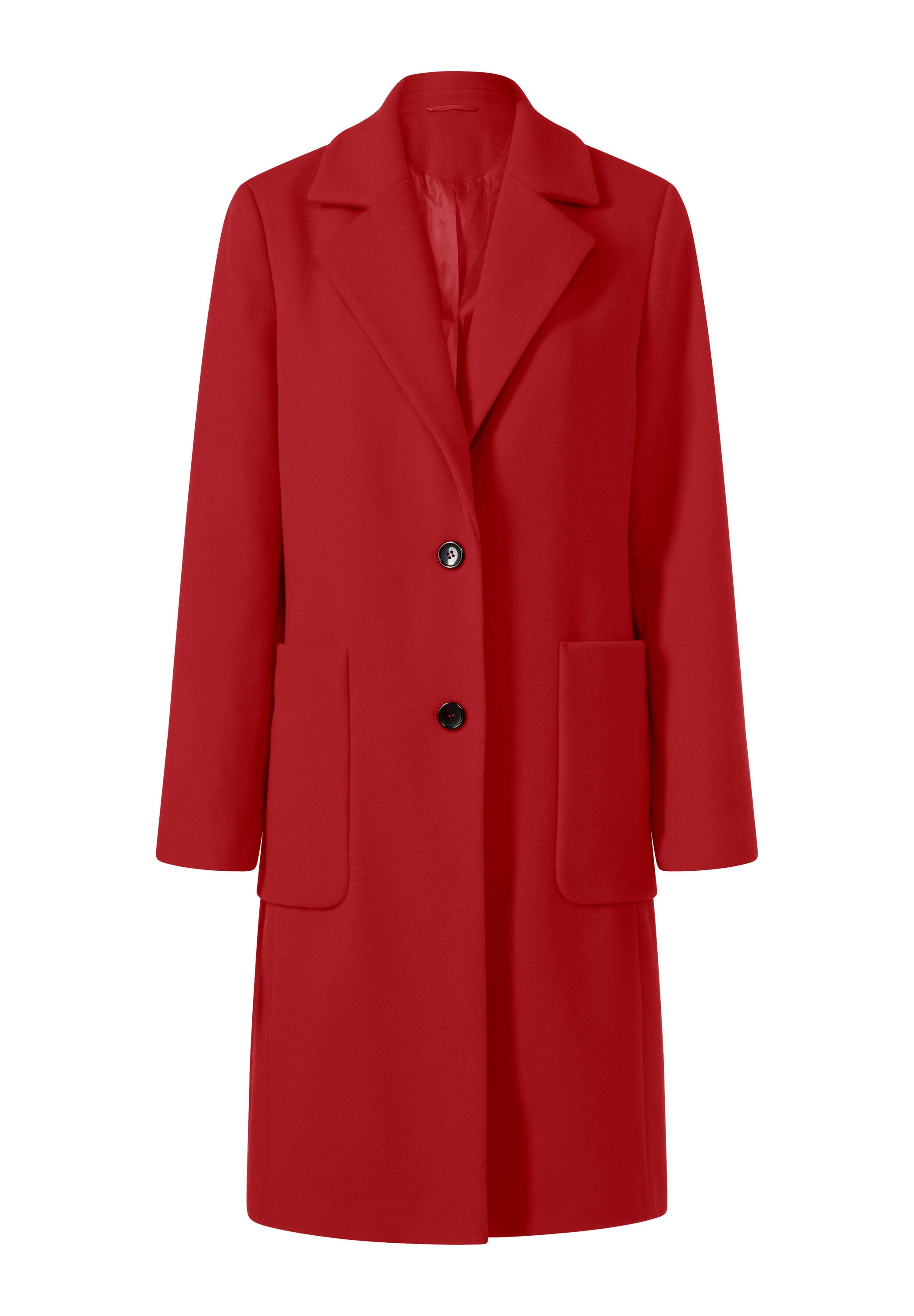 heine Langjacke »Woll-Mantel Kurzmantel mit großen Taschen« ohne Kapuze