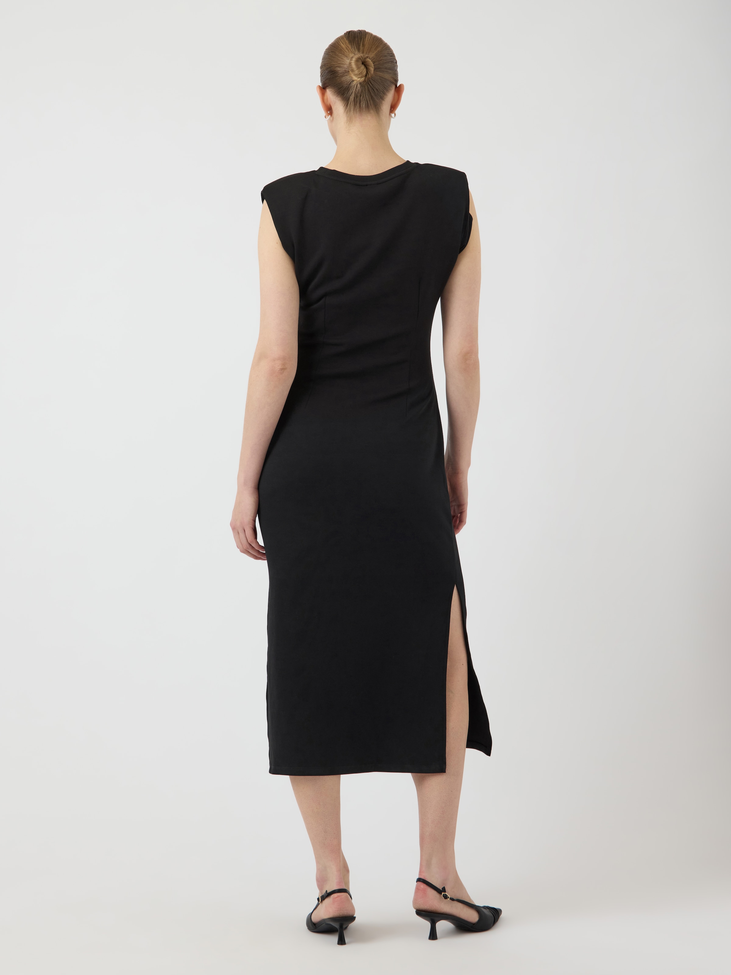 Y.A.S Maxikleid »YASPINA SL LONG DRESS NOOS« Baumwollmischung mit Stretch