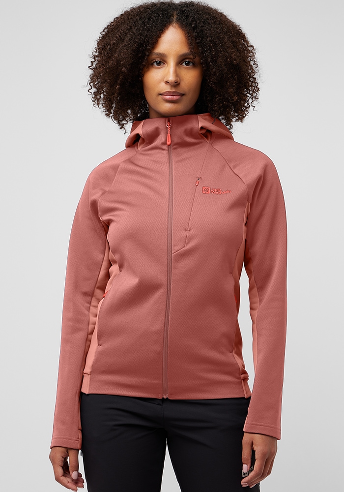 Jack Wolfskin Fleecejacke »ALPGRAT XT JKT W«, mit Kapuze