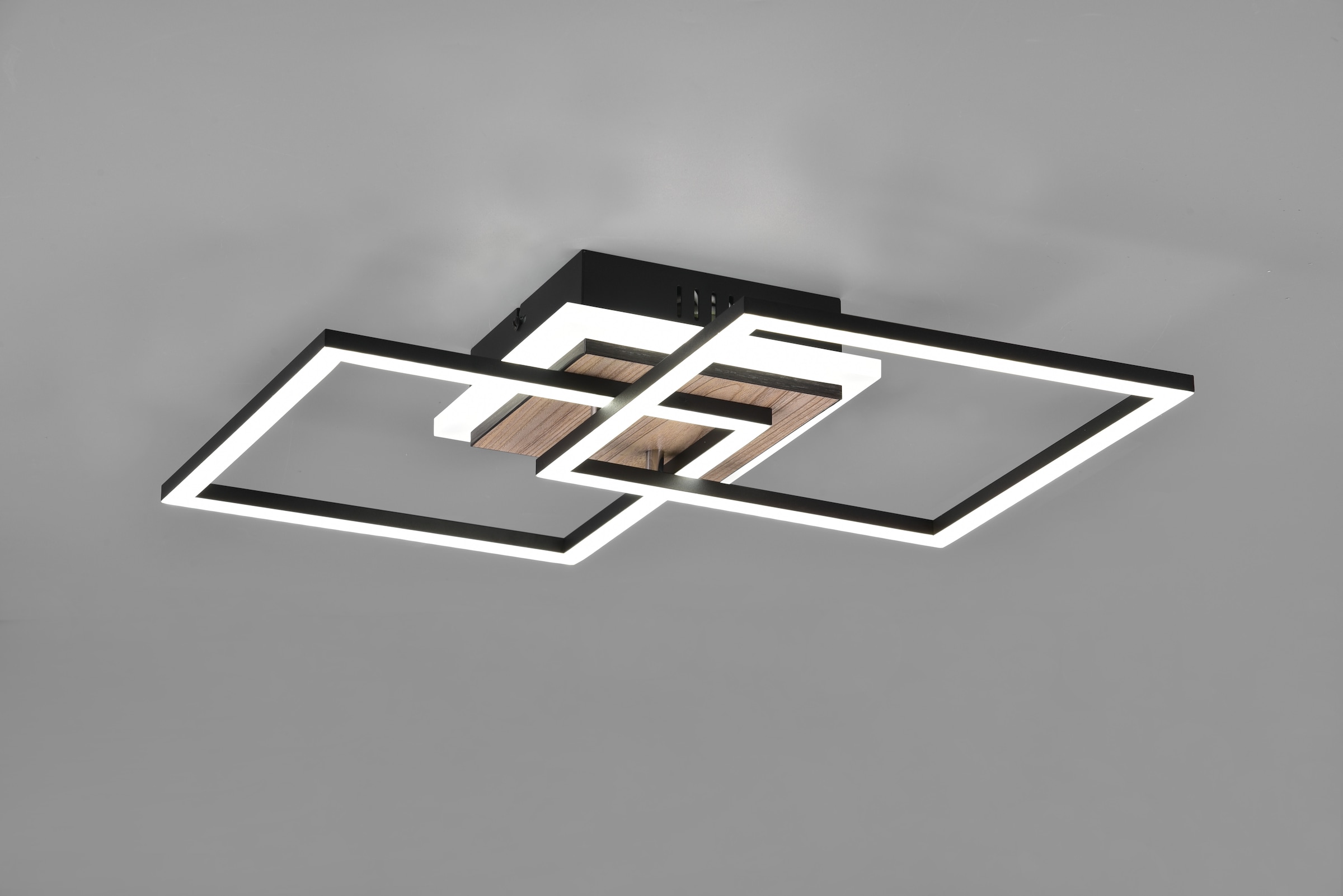 REALITY Leuchten LED Deckenleuchte »GIRO, LED Deckenlampe 25W CCT 2700-6500K dimmbar Fernbedienung Memory«, 1 flammig, Leuchtmittel LED-Board | LED fest integriert, Nachtlicht, dimmen: Wandschalter + Fernbedienung, auch als Wandleuchte