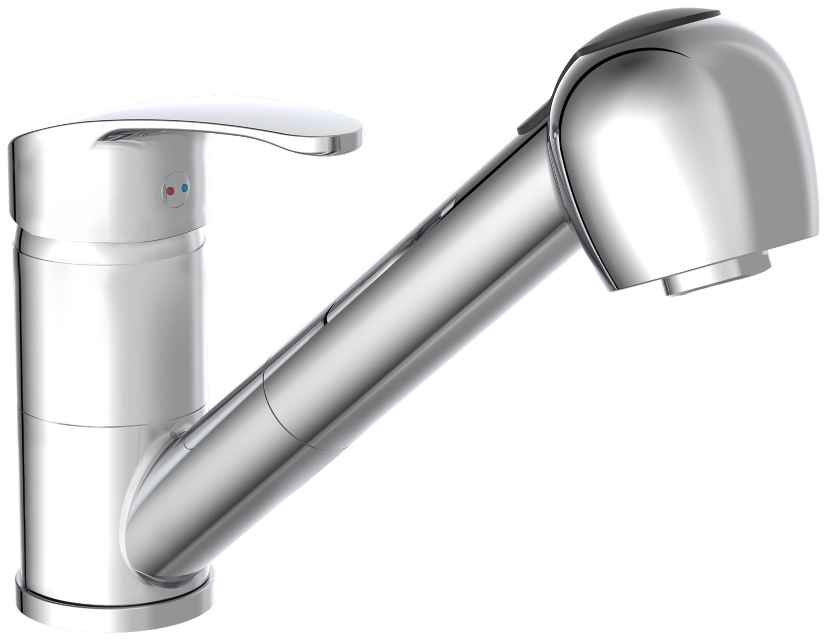 Schütte Spültischarmatur »DIZIANI« mit Geschirrbrause, Wasserhahn ausziehbar, Mischbatterie Küche, Chrom