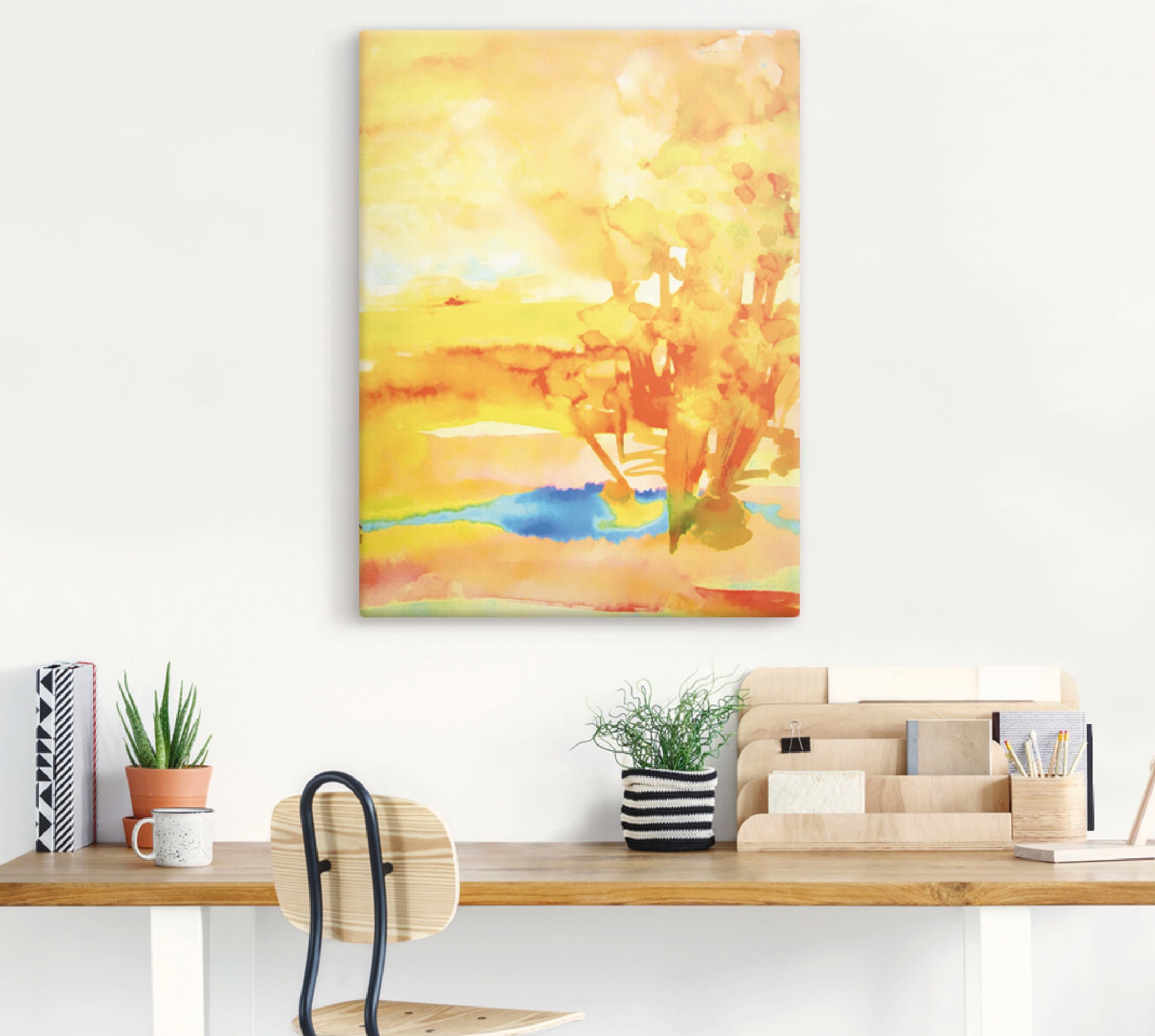 Artland Leinwandbild »Tagtraum« Gegenstandslos 1 Stk. tlg. auf Holzrahmen gespannt