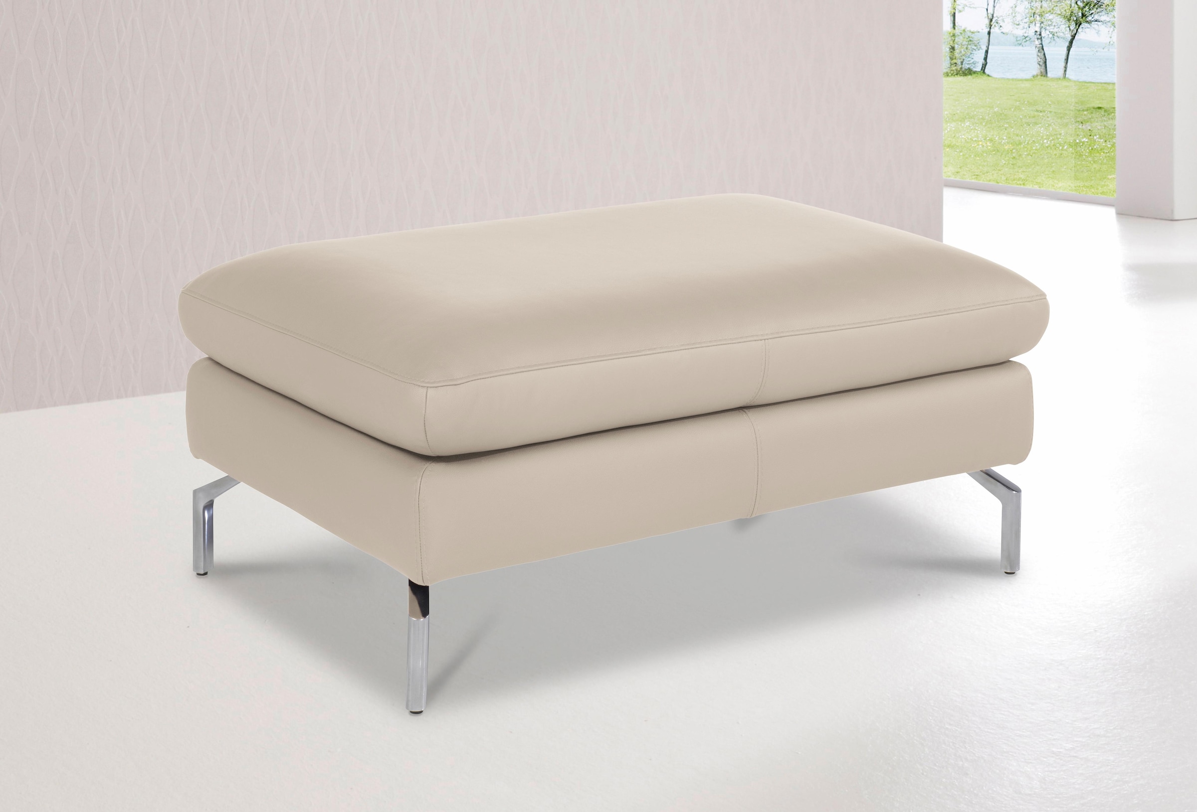 CALIA ITALIA Hocker »Dave mit edlem Metallfuß«