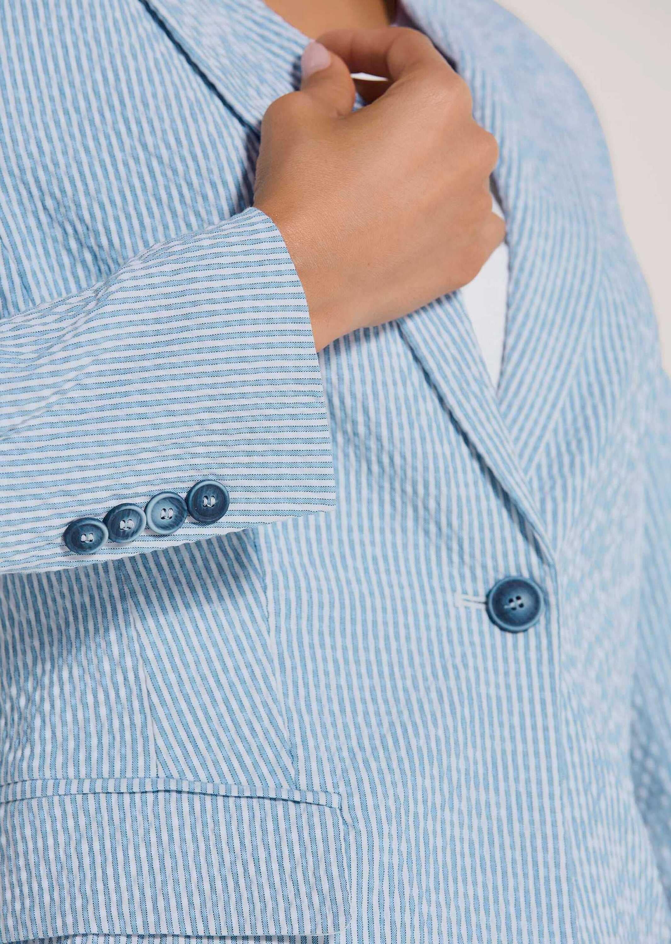 MADELEINE Jackenblazer »Blazer Seersucker-Blazer«