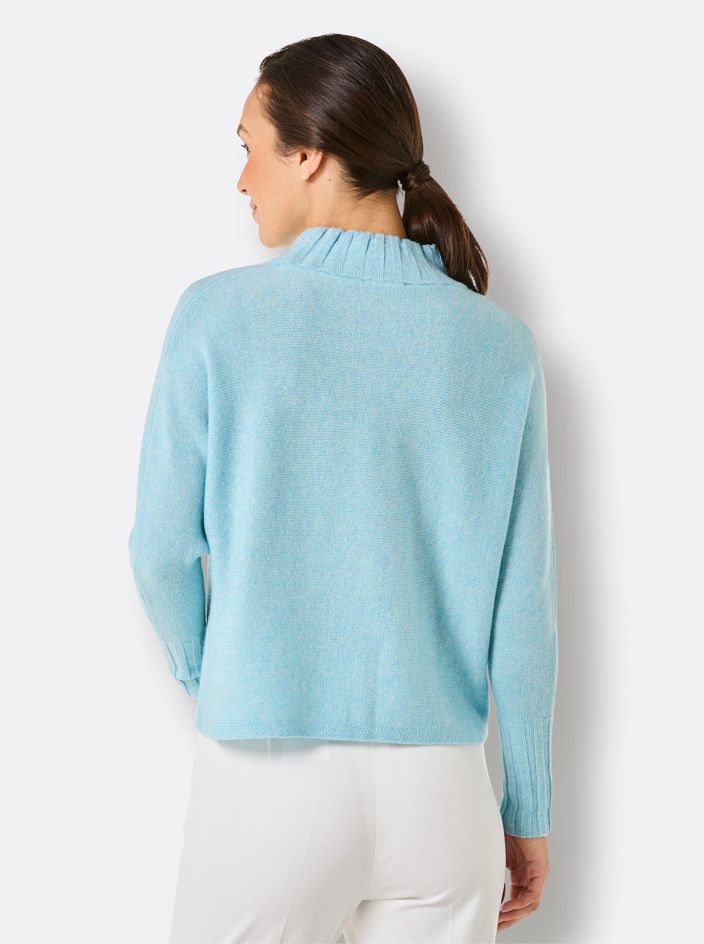 CREATION L PREMIUM Stehkragenpullover »Merino-Kaschmir-Pullover«