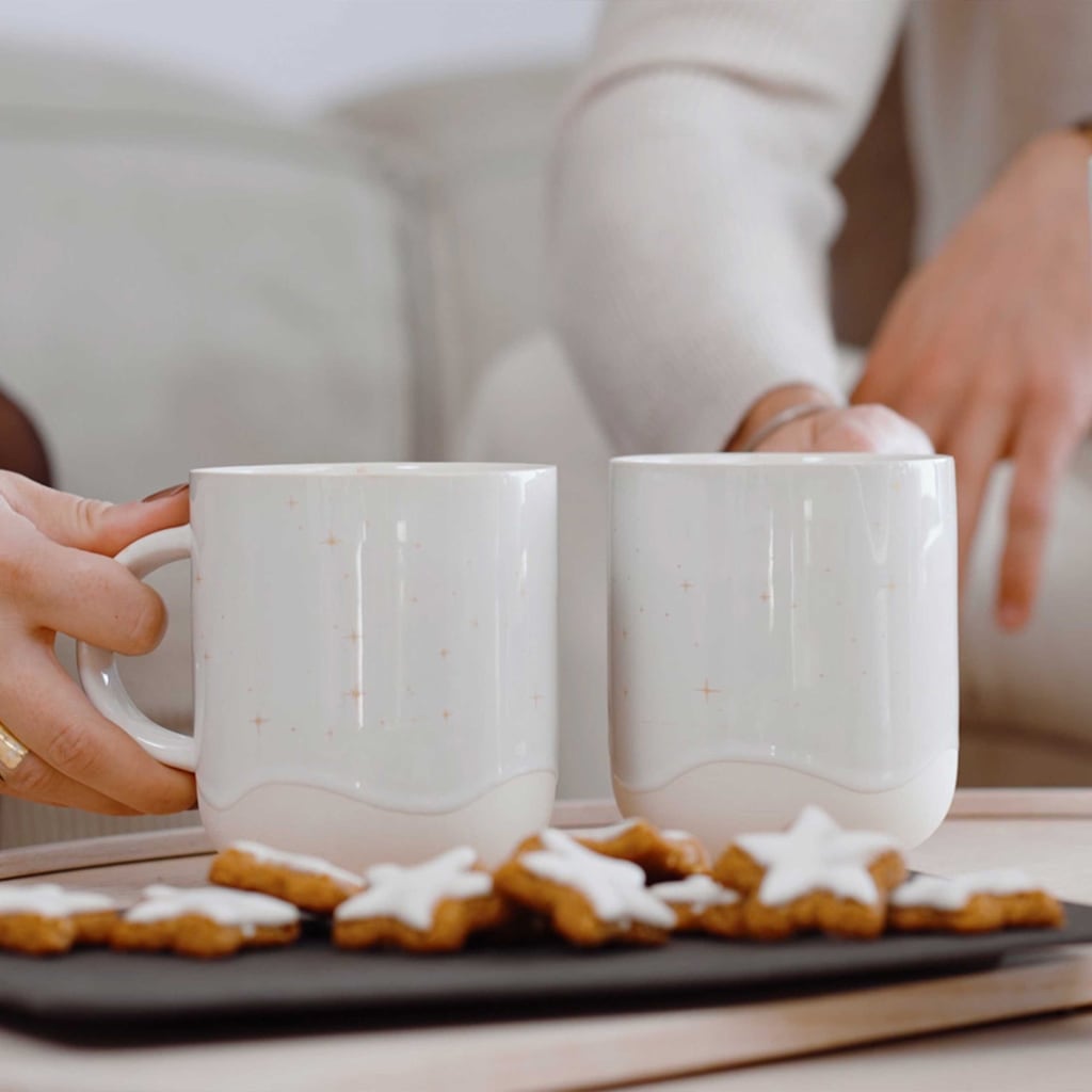 like. by Villeroy & Boch Becher »Henkelbecher Winter Glow 360 ml beige«