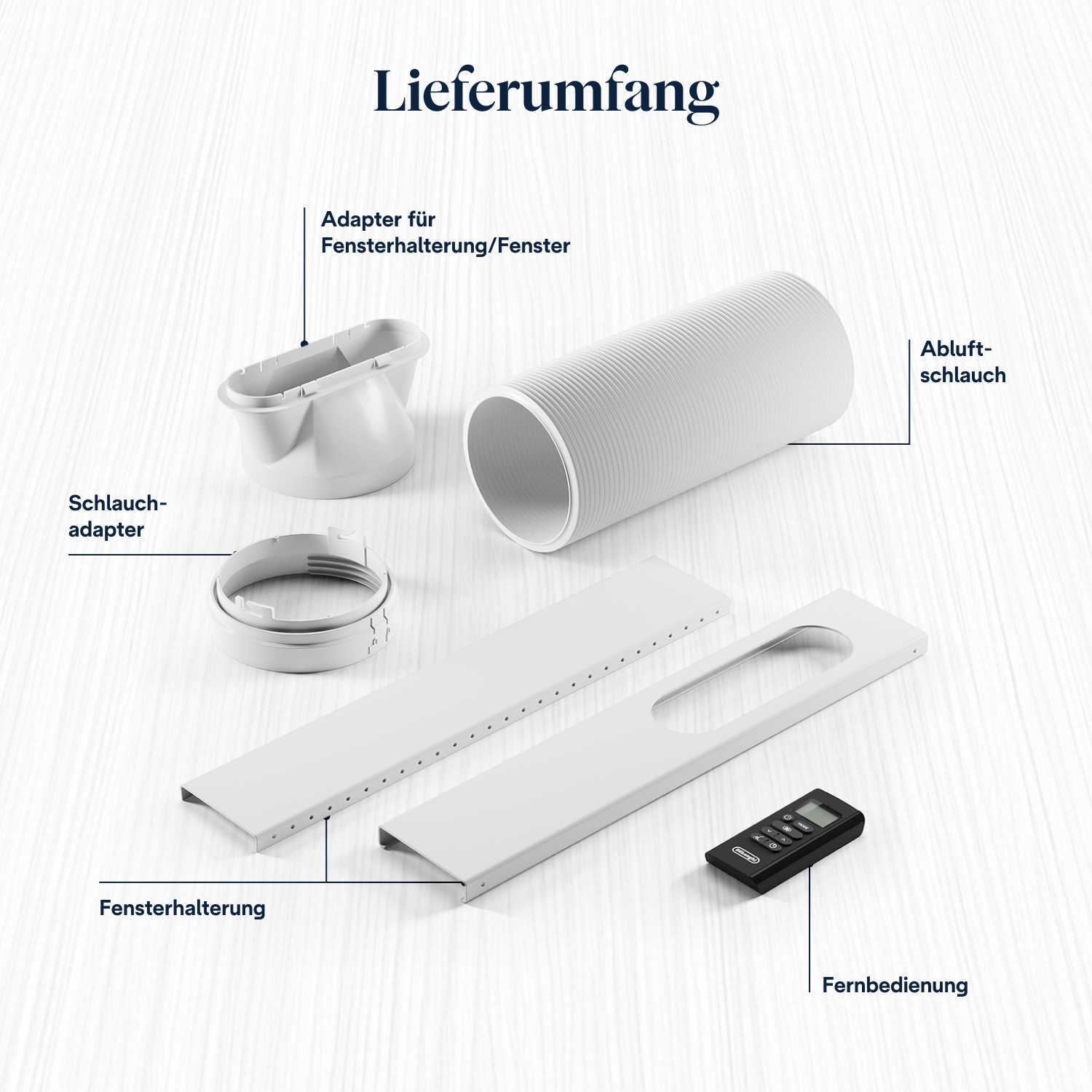 De'Longhi 3-in-1-Klimagerät »Pinguino EM82K ideal für kleine Wohnungen/Räume« 27 m² Räume, A, 9.400 BTU/h, 2,4 Kw, 63 dB, Luftentfeuchtermodus