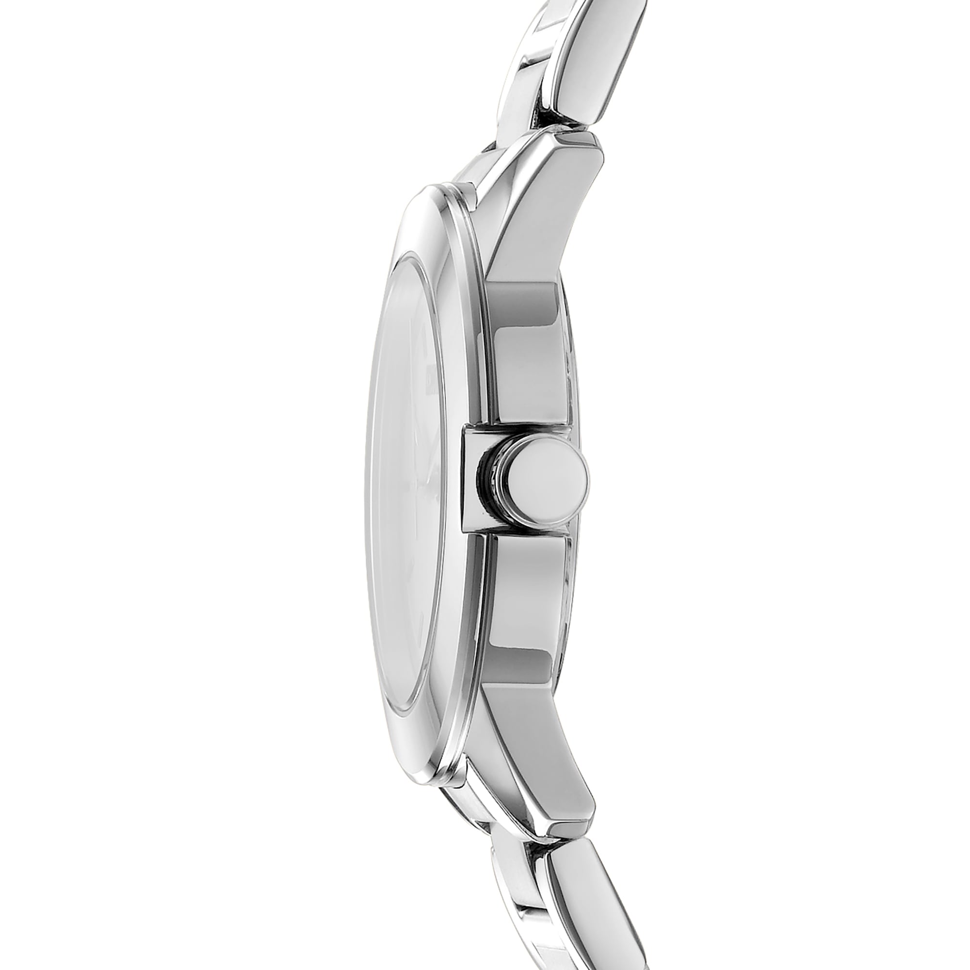 DKNY Quarzuhr »Park Ave Midi« Armbanduhr, Damenuhr, Edelstahlarmband, analog