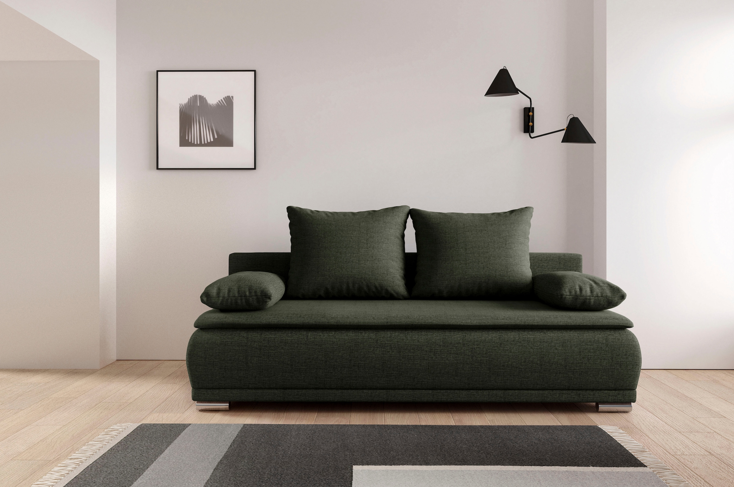 Schlafsofa »Biggi«, 2-Sitzer Sofa & Schlafcouch