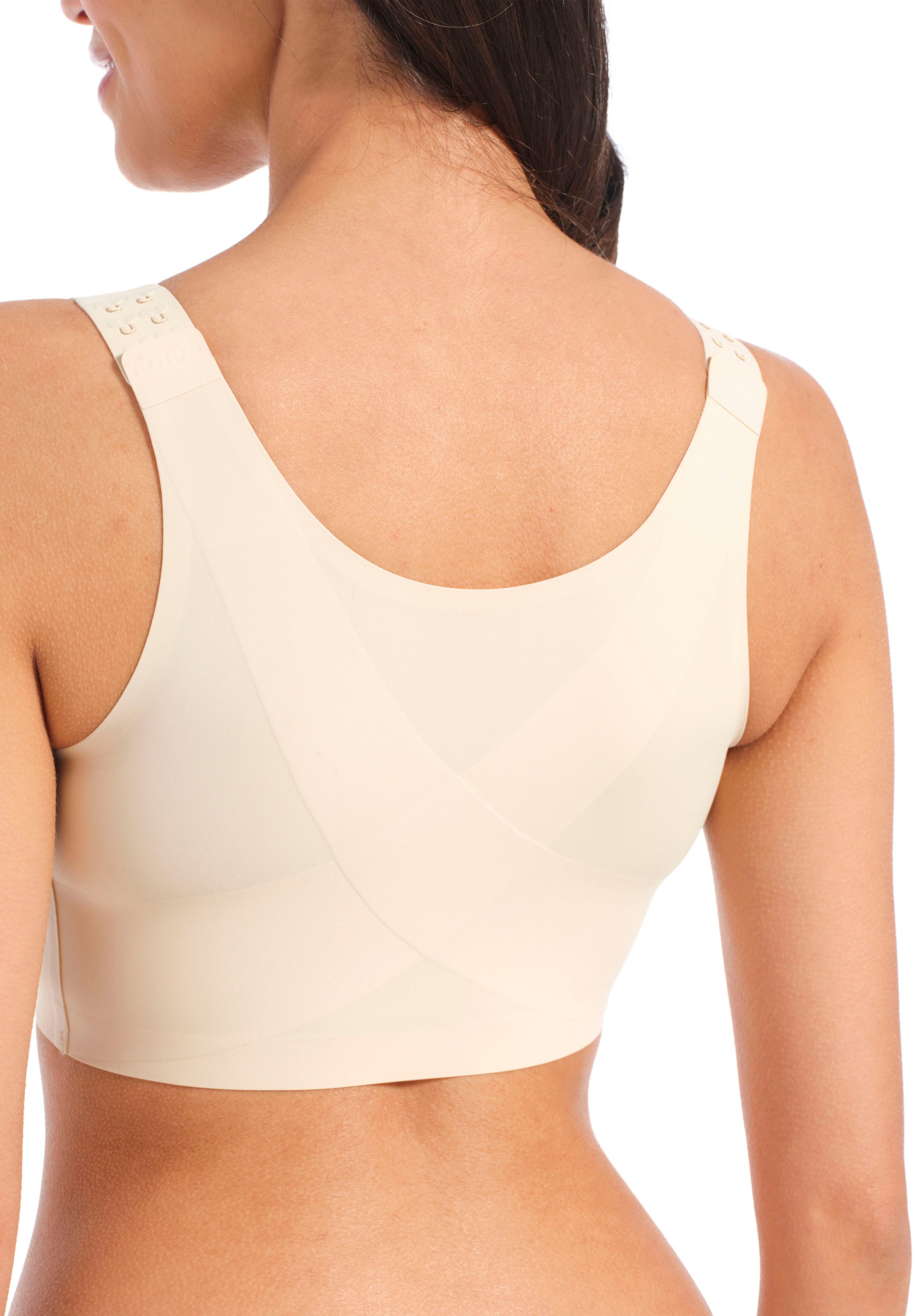 MAGIC Bodyfashion Bügelloser BH »Posture Bra«, straffer, korrigierender Haltungs-BH mit Frontverschluss