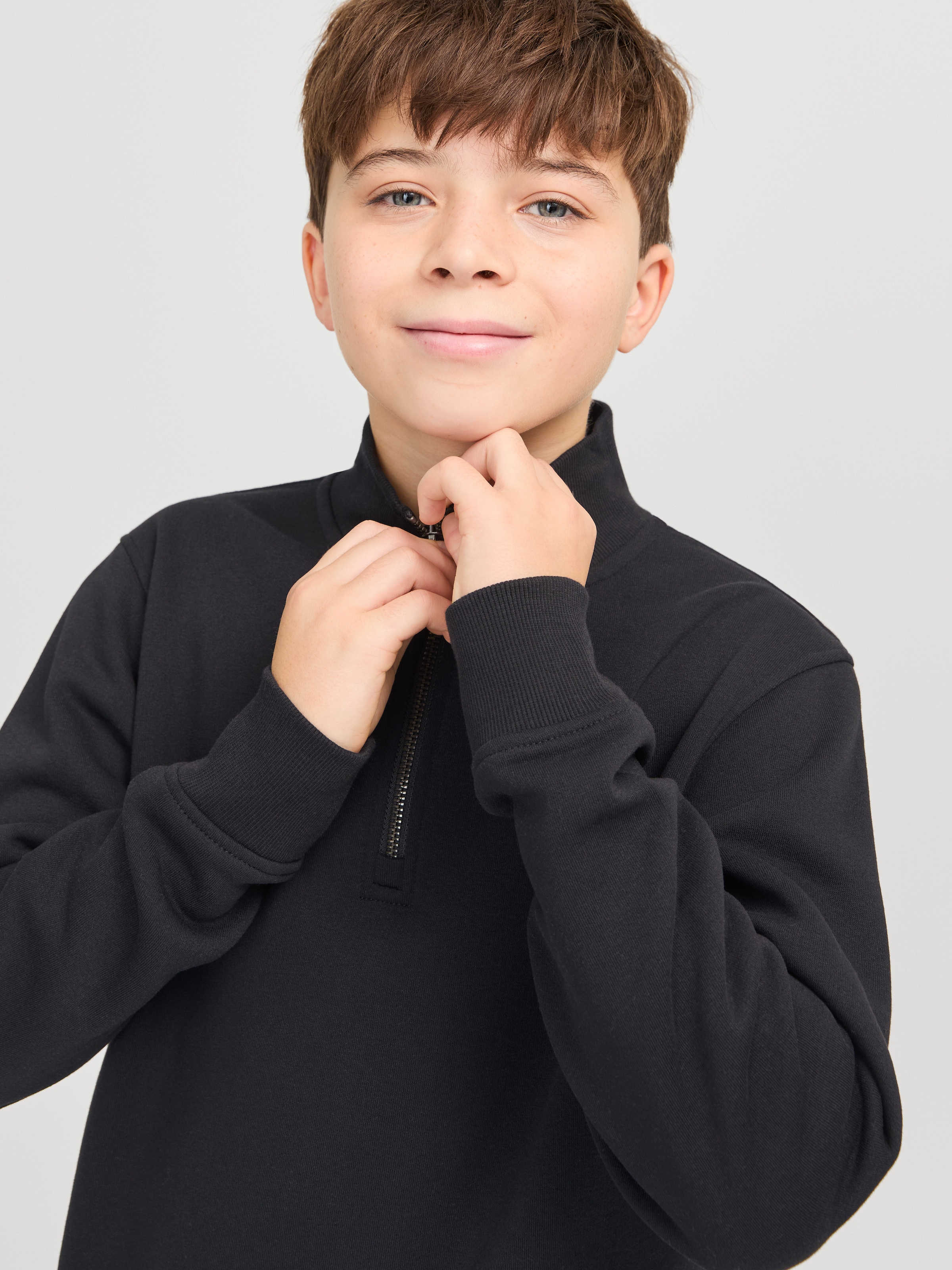 Jack & Jones Junior Sweatshirt »JJEBRADLEY SWEAT HALF ZIP NOOS JNR«
