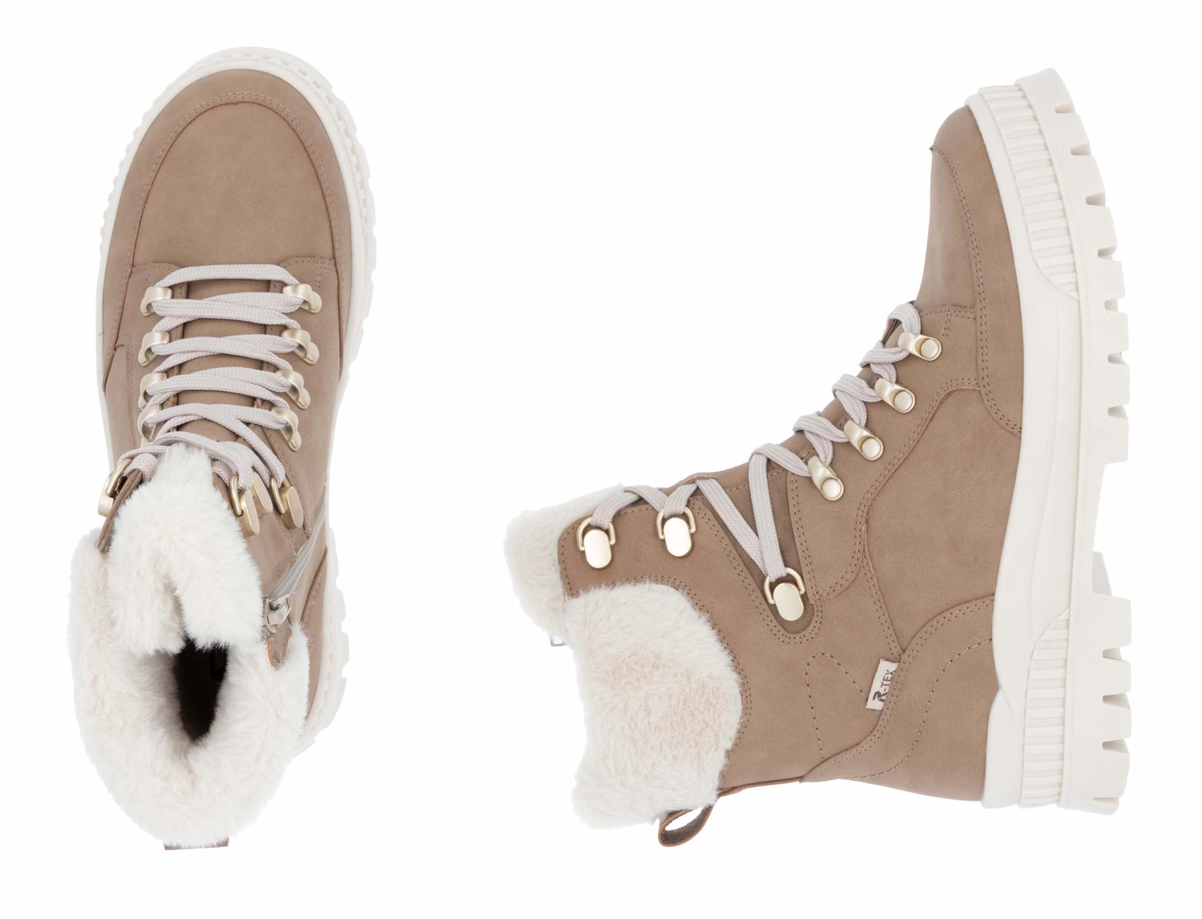 RIEKER Sport Winterboots, Schneeboots, Winterstiefelette mit wasserabweisender R-TEX-Membran
