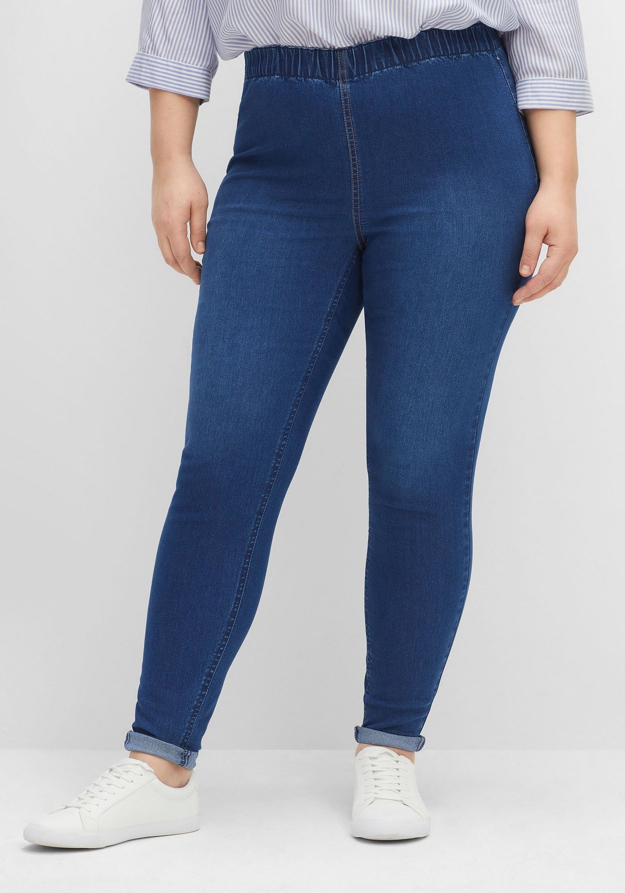 Sheego Jeansjeggings »Jeggings in individueller Waschung«