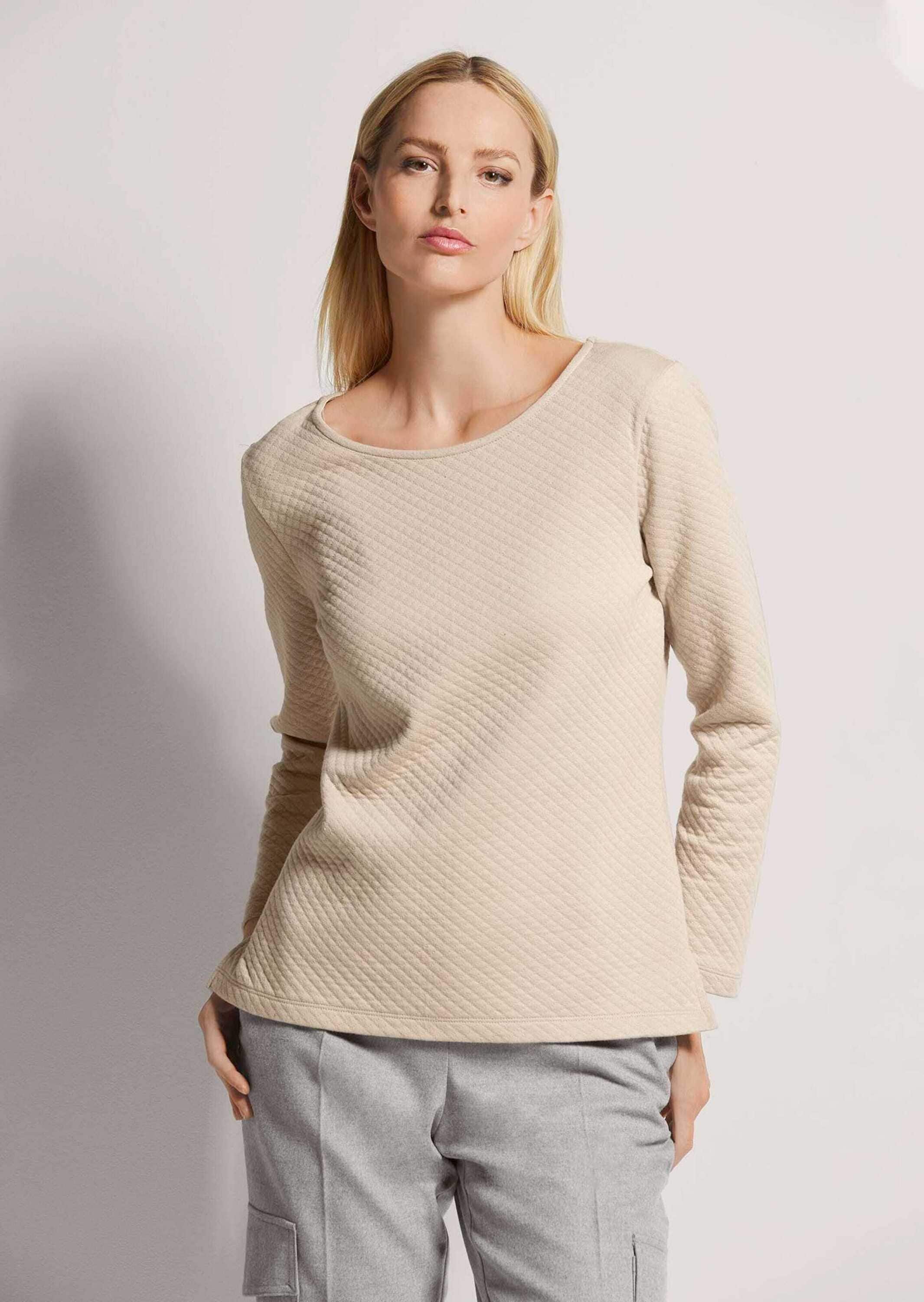 MADELEINE Langarmshirt »Sweatshirt Sweatshirt mit Struktur«