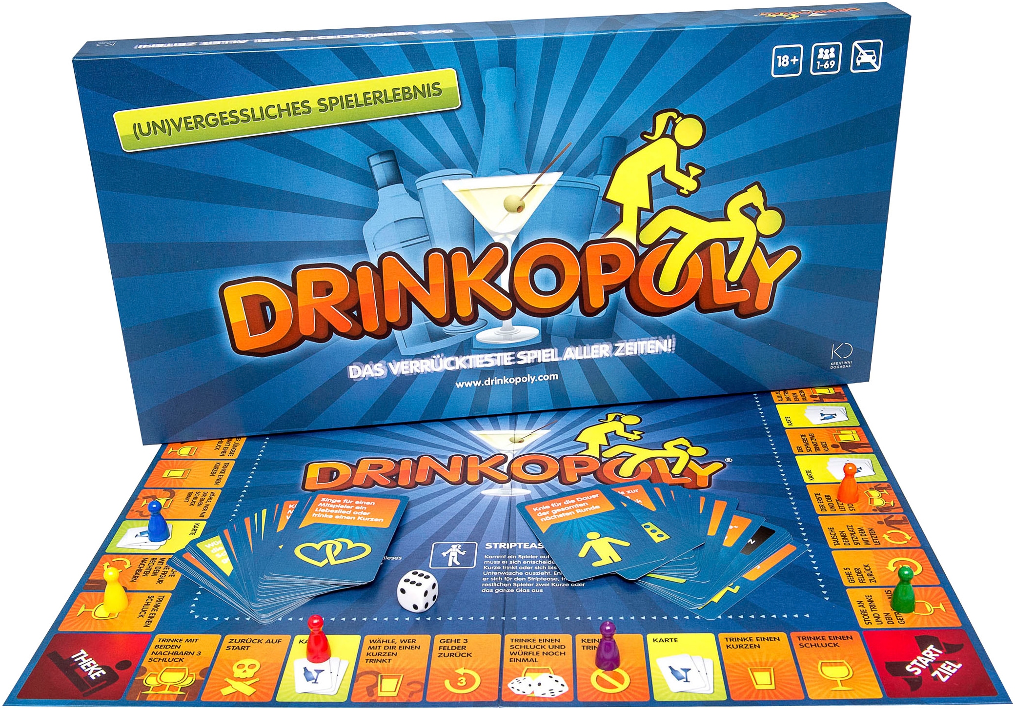 Spiel »Drinkopoly«, Made in Germany