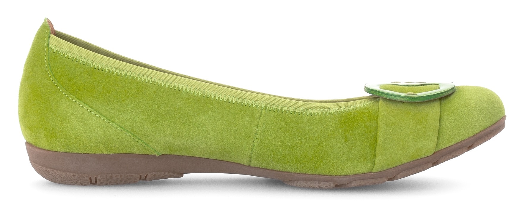 Gabor Ballerina, flache Schuhe, Slipper mit Hovercraft Luftkammern-Laufsohle