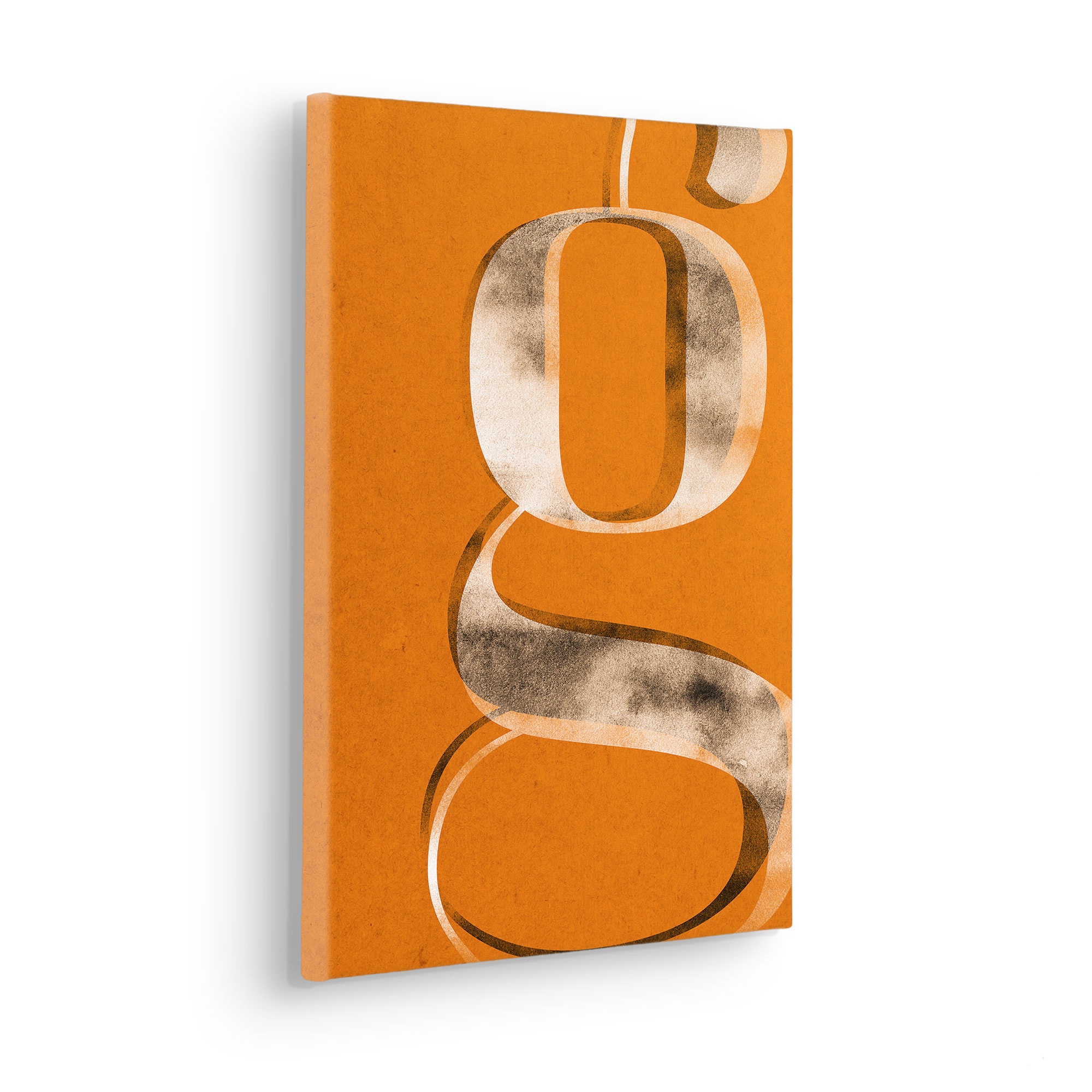 Komar Leinwandbild »Typo G wie Gustav - Größe 30 x 40 cm«, Natur, (1 St.), Keilrahmenbild mi Echtholzrahmen