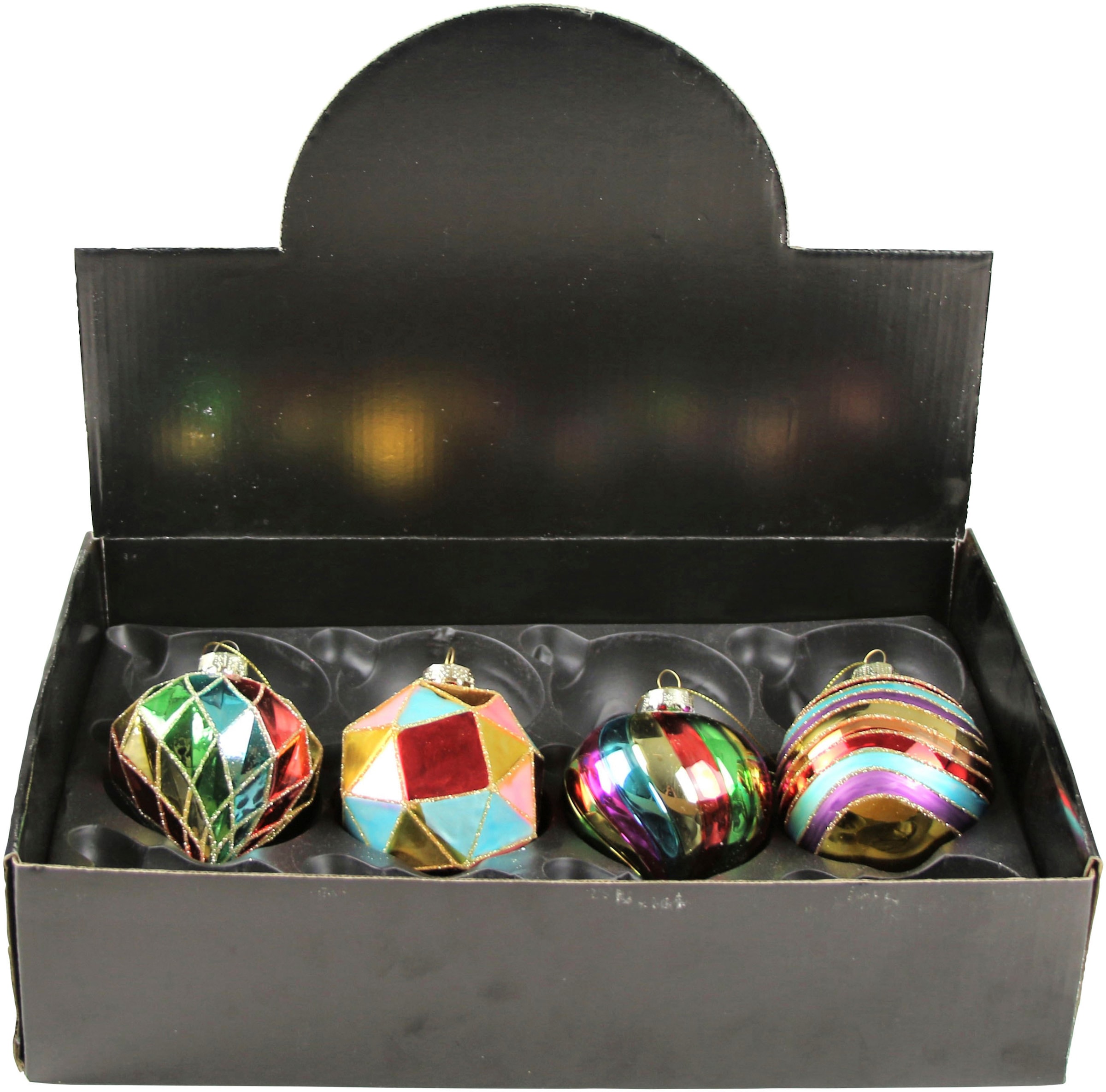 AM Design Weihnachtsbaumkugel »Weihnachtsdeko, Christbaumschmuck, Christbaumkugeln aus Glas« handdekoriert und mundgeblasen