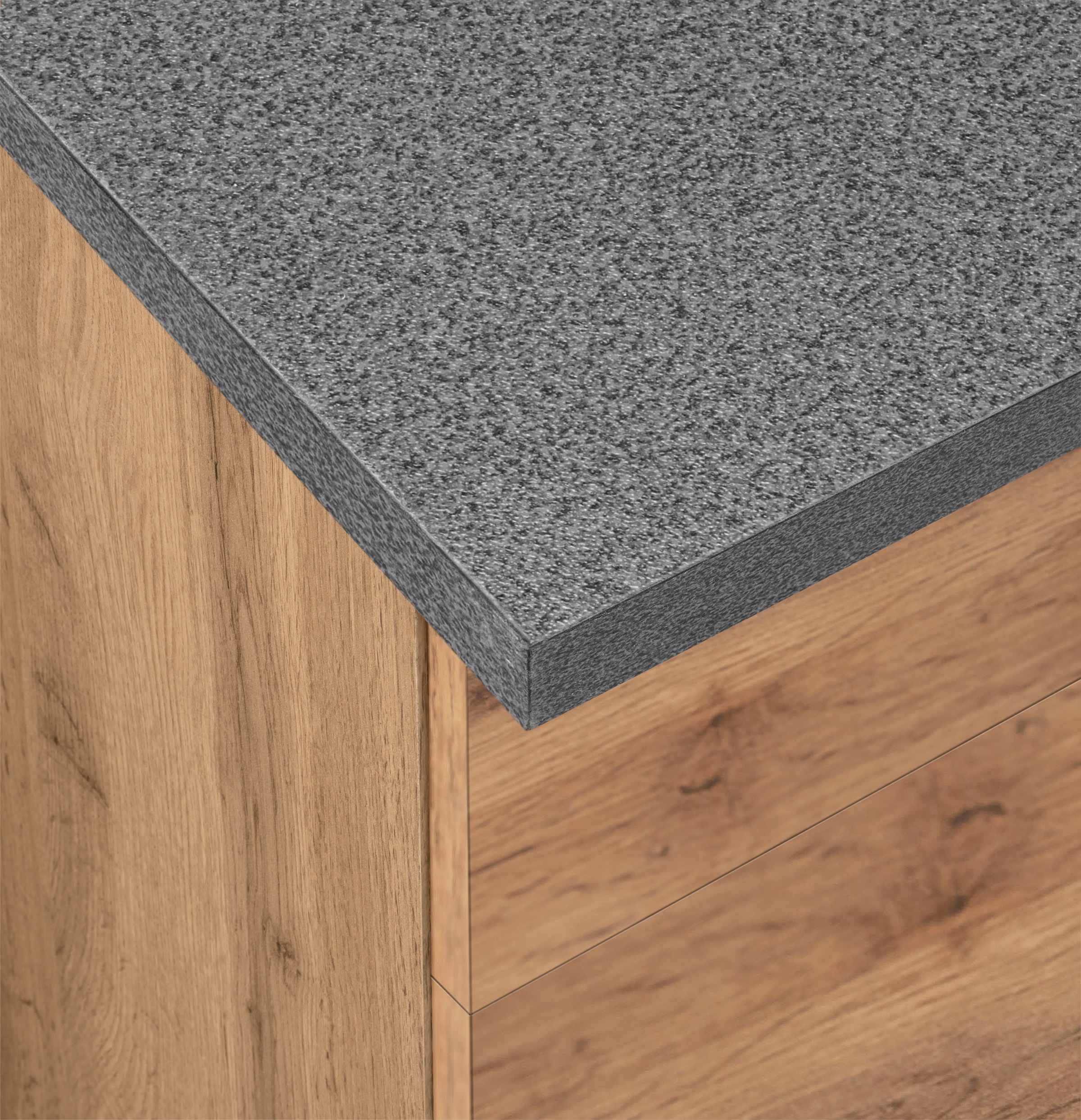 KOCHSTATION Küchenzeile »KS-Colmar« mit E-Geräten, Breite 360 cm