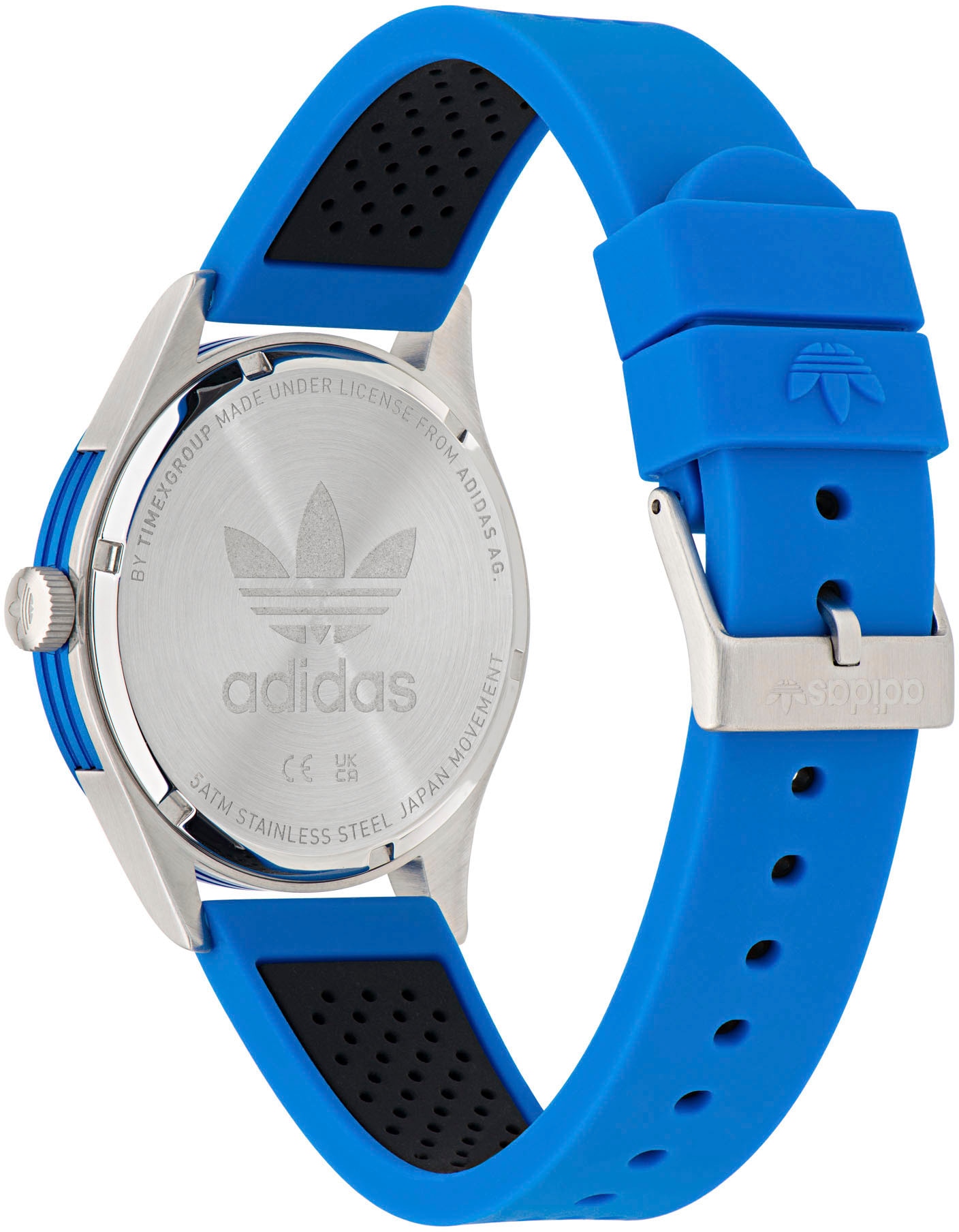 adidas Originals Quarzuhr »CODE THREE«, Armbanduhr, Damenuhr, Herrenuhr, Silikonarmband