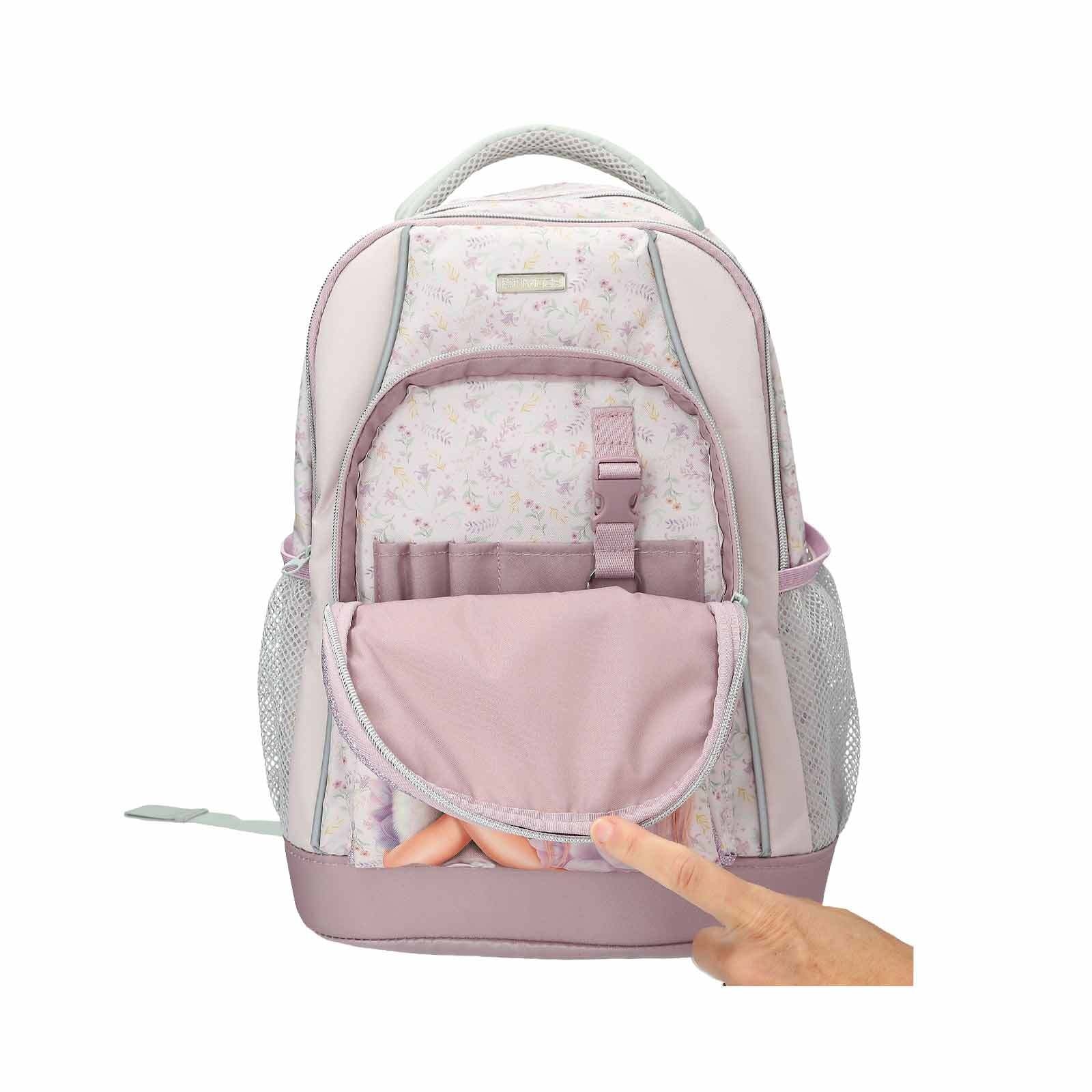 Depesche Rucksack »Schulrucksack BLOOMING KITTY TOPModel 19 x 30 x 40 cm flieder«